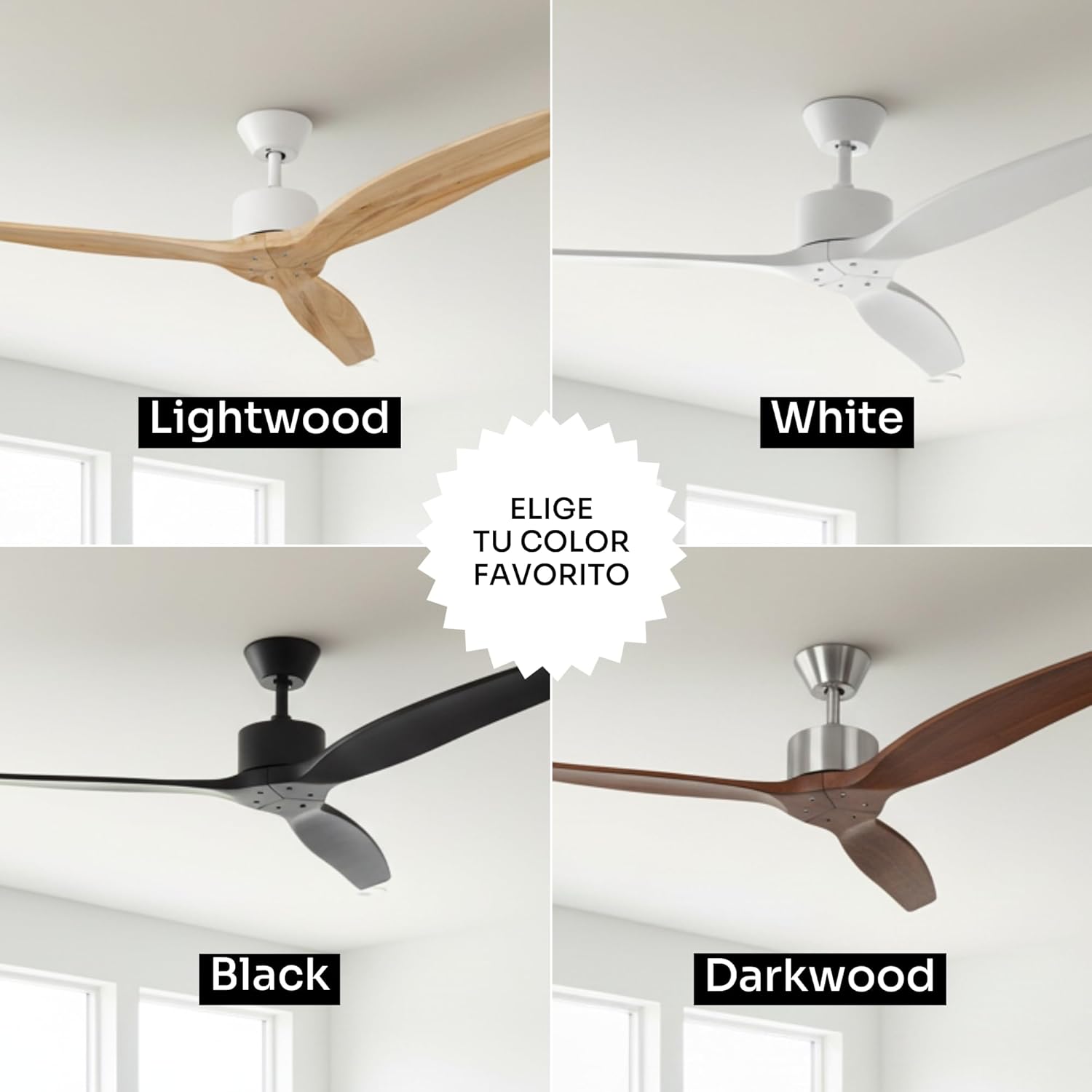 Thumbnail 6 de Mellerware Ventilador de Techo DC 30W con Mando y Luz🌬