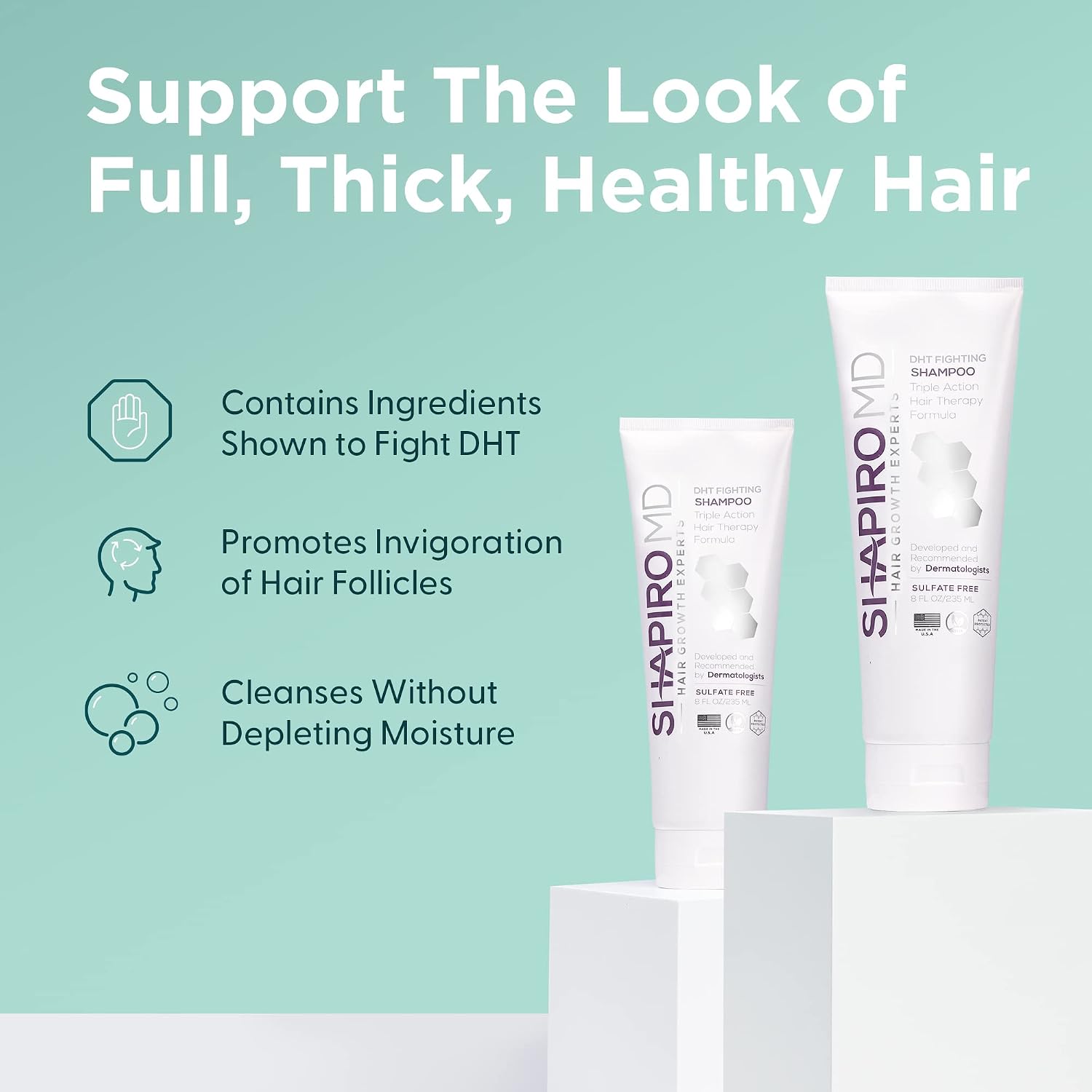 Detalle de Shapiro MD Hair Loss Shampoo 1 Month