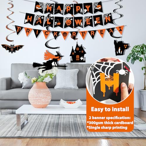 Detalle de AMLOOPH indoor Halloween decorations set in recyclable paper