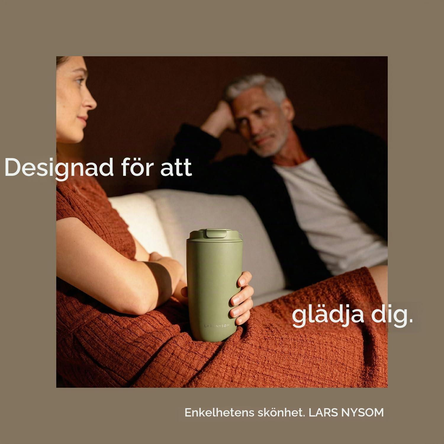 Thumbnail 2 de LARS NYSØM NOG-3-CARBLA termomugg 500 ml i rostfritt stål med handledsrem