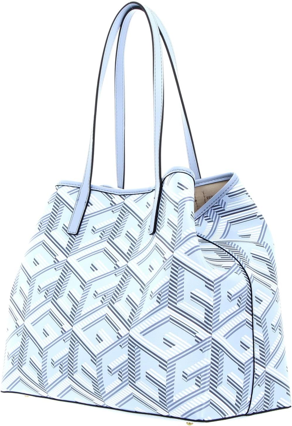 Detalle de GUESS Vikky Large Tote Bag – Schultertasche mit 4G Logo Druck
