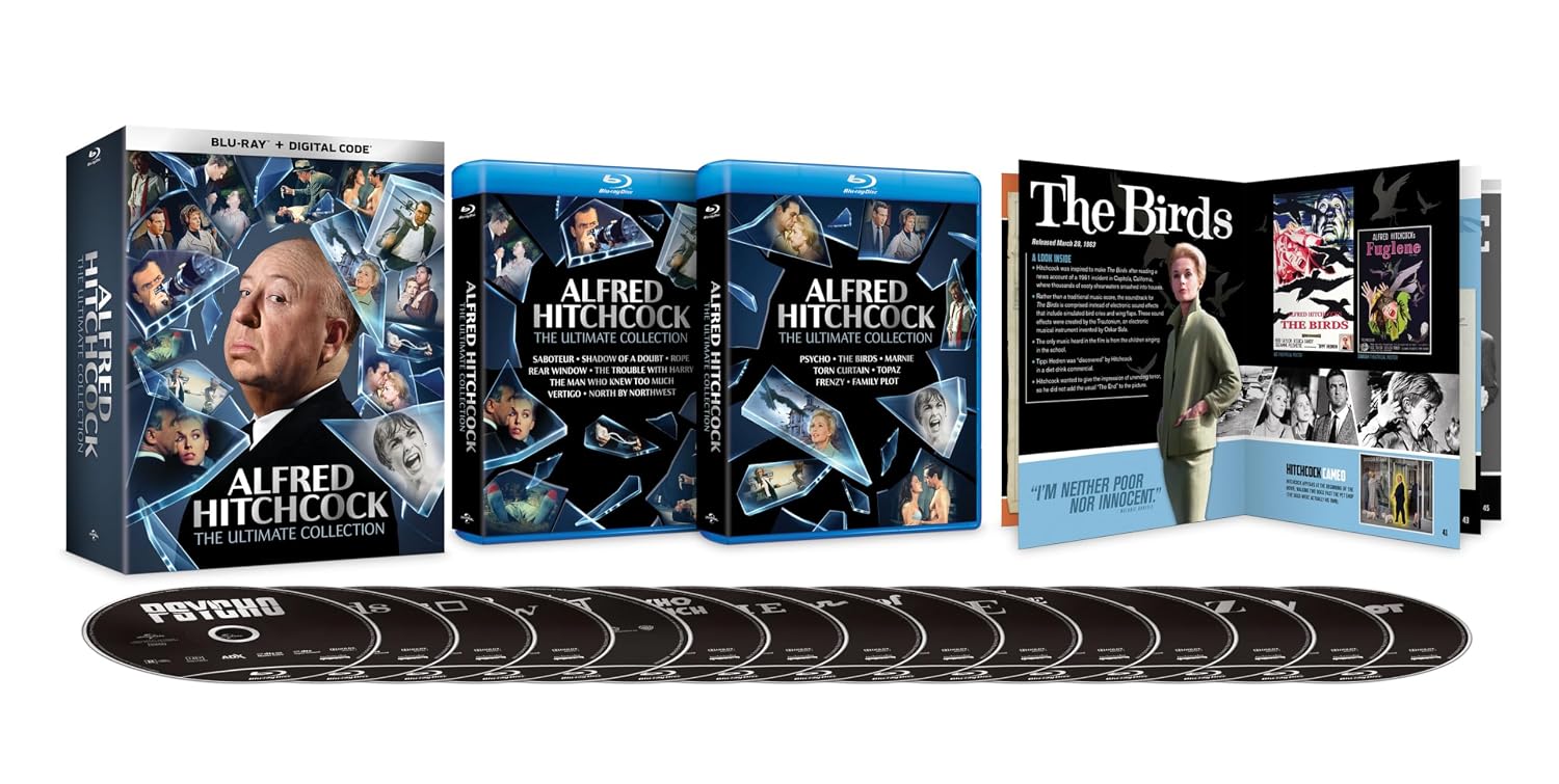 Detalle 2 de Alfred Hitchcock: The Ultimate Collection Blu-ray + Digital, 15 Films