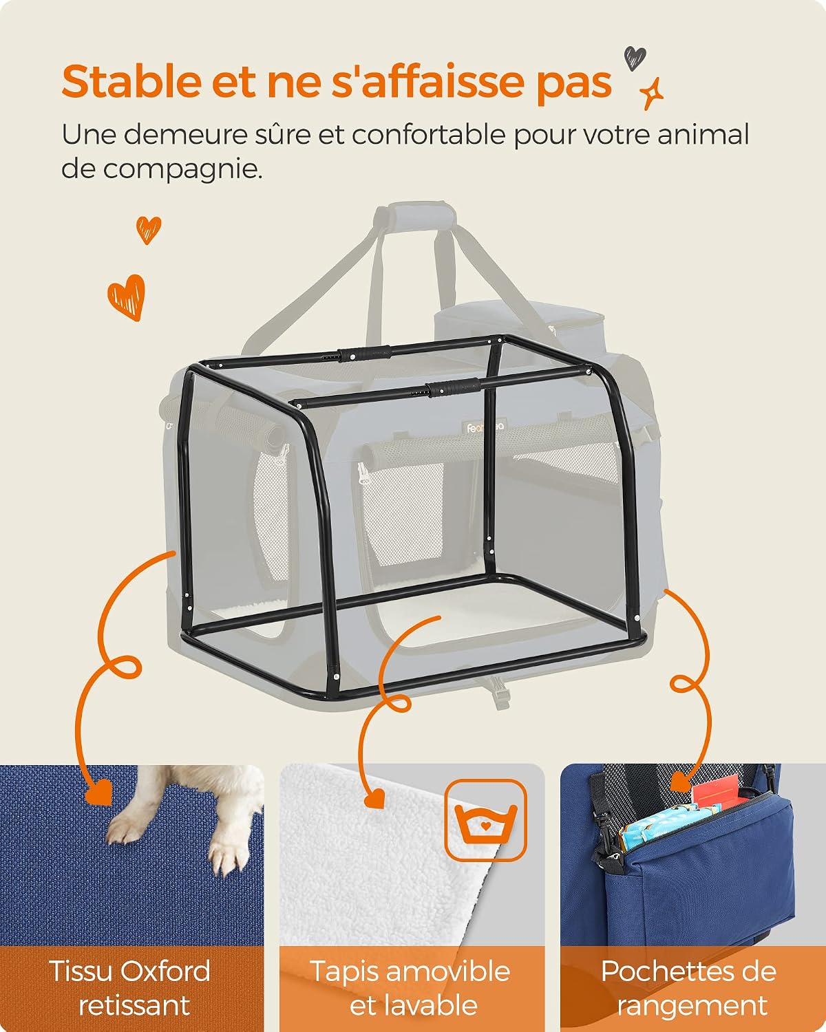 Thumbnail 5 de Feandrea Sac Transport Chat Chien Taille S 50 x 35 x 35 cm