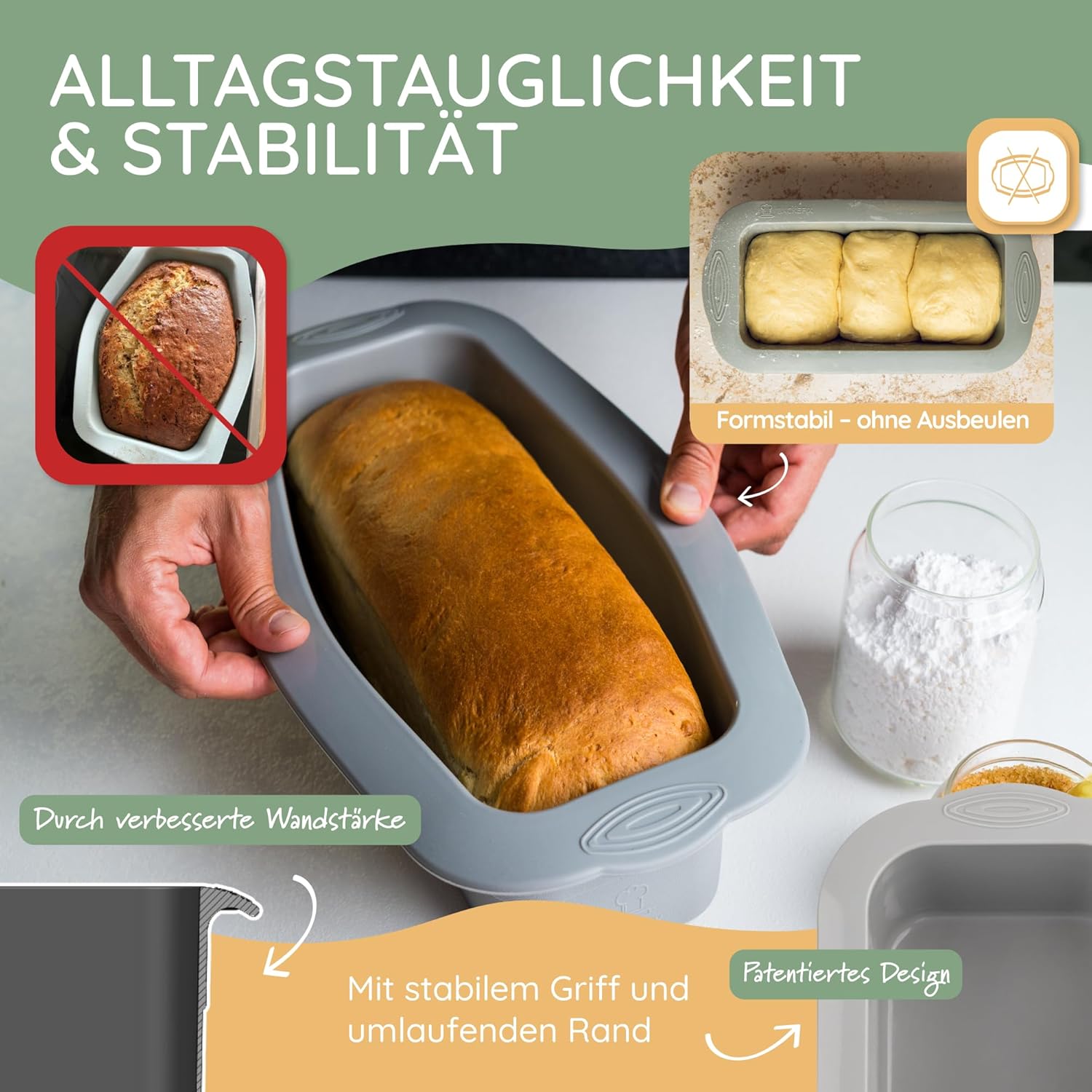 Thumbnail 6 de Backefix Brotbackform Silikon 26 cm 2100 ml
