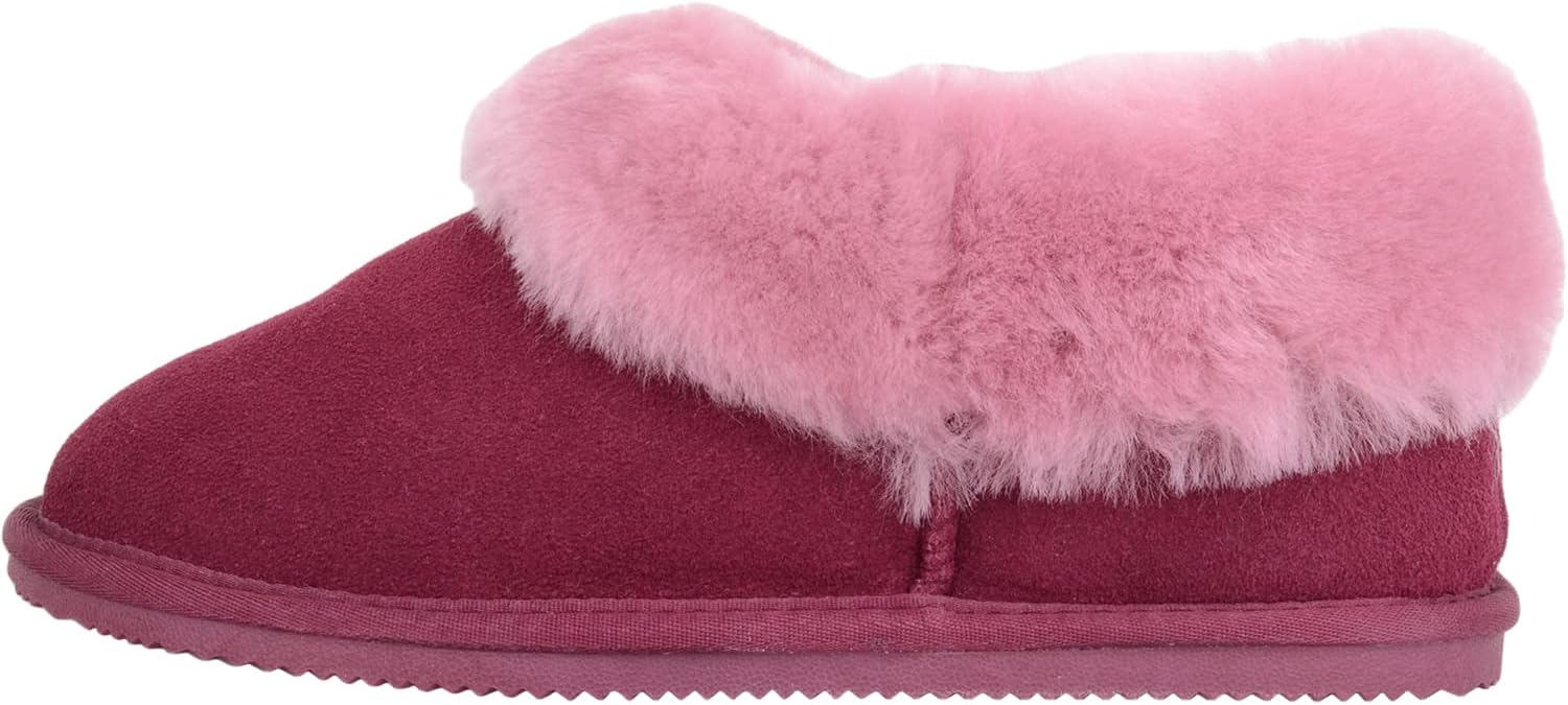 Detalle de SNUGRUGS Womens Genuine Full Sheepskin Boot Slipper