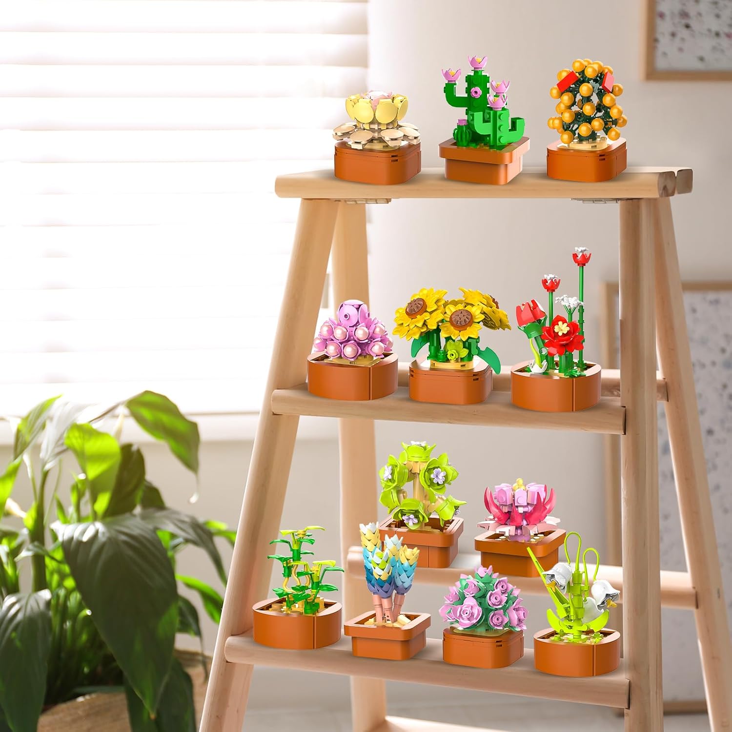 Detalle 2 de 12 Pack Succulents Mini Building Set 3.6mm