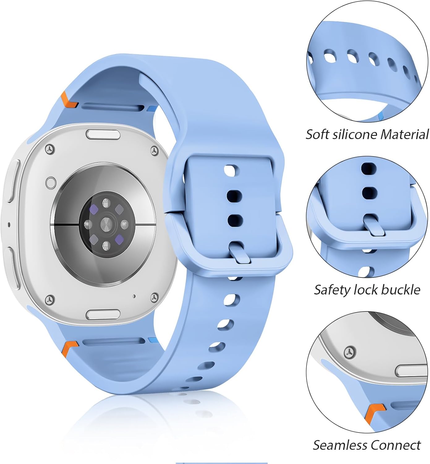 Detalle 2 de YuiYuKa Sport Watch Band for Galaxy Watch 8
