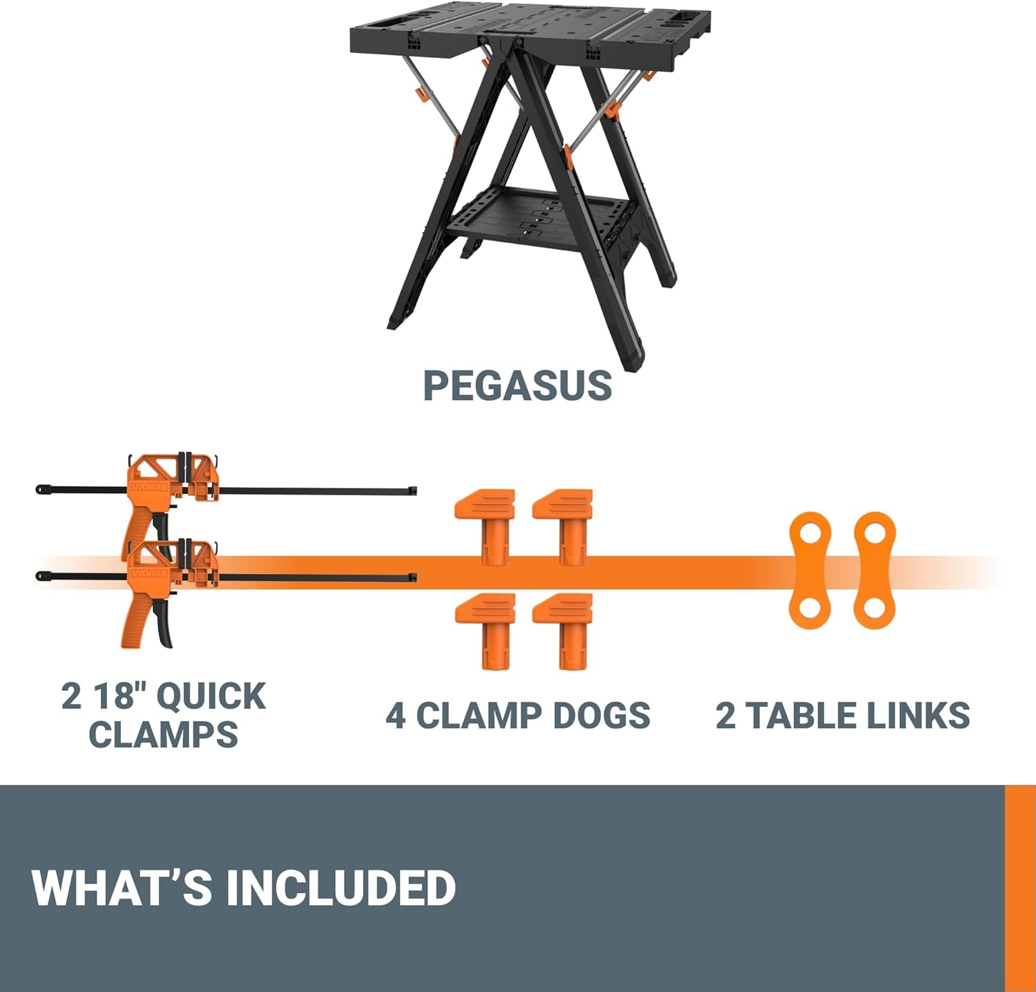 Thumbnail 5 de Worx Pegasus 31" Work Table 🪚