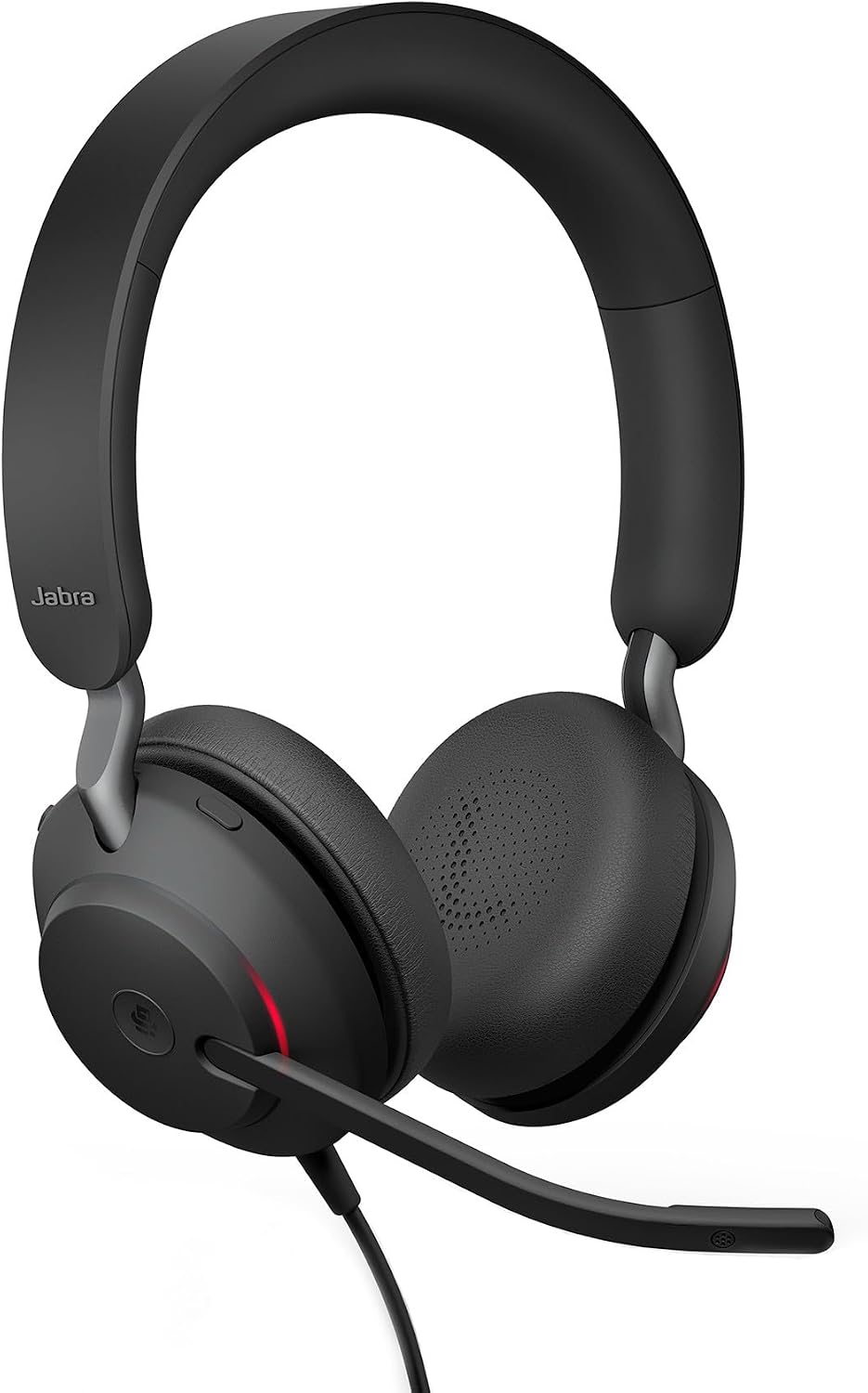 Detalle de Jabra Evolve2 40 SE wired noise‑cancelling headset
