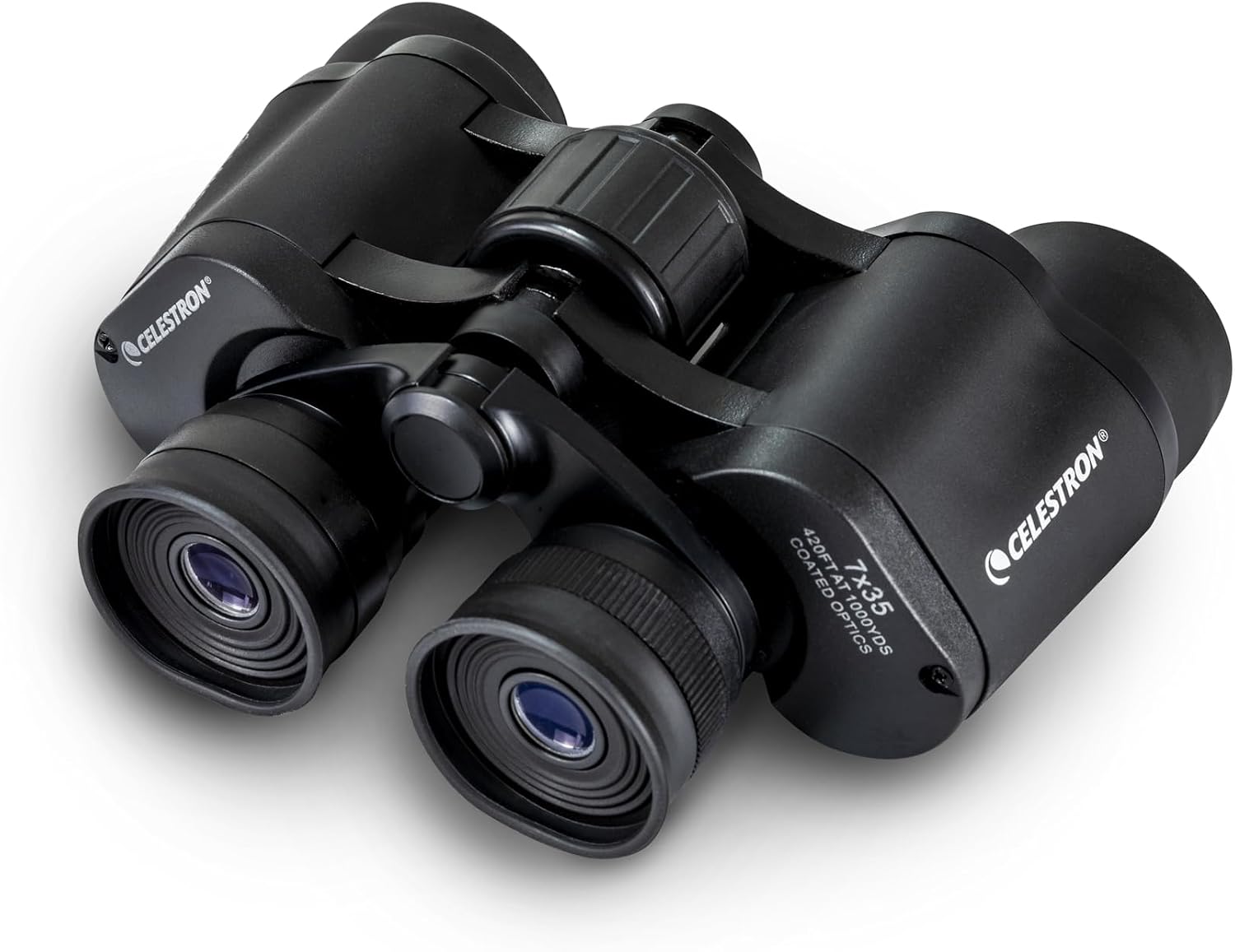 Detalle de Celestron LandScout 7x35mm Wasserfestes Birder Starter Kit – Kompakte Fernglas mit Gummi-Griff und K9-Glas