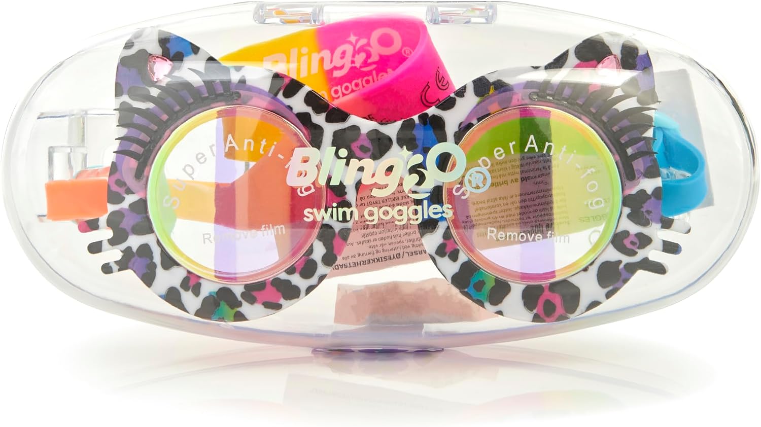 Detalle 2 de Bling2O Lunettes de natation en forme de chat pour enfants — anti-buée, anti-fuite et UV