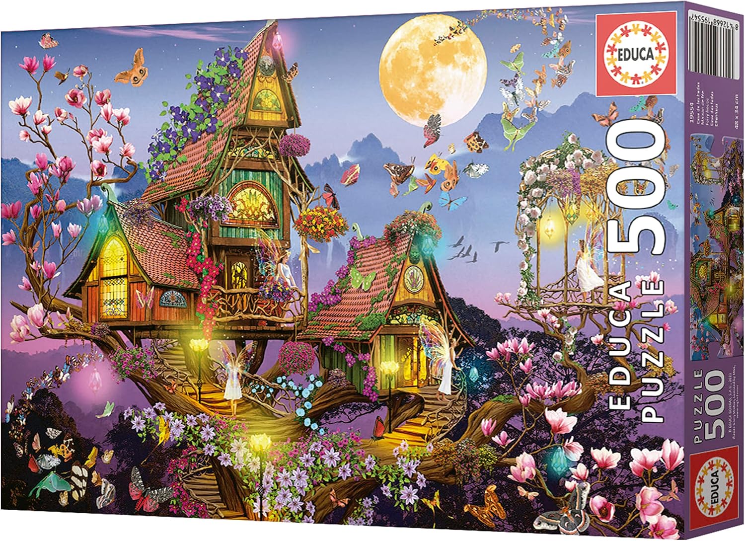 Thumbnail 3 de Educa Maison de Fée puzzle 500 pièces Cottage Fées Forêt Enchantée (48 x 34 cm) dès 11 ans