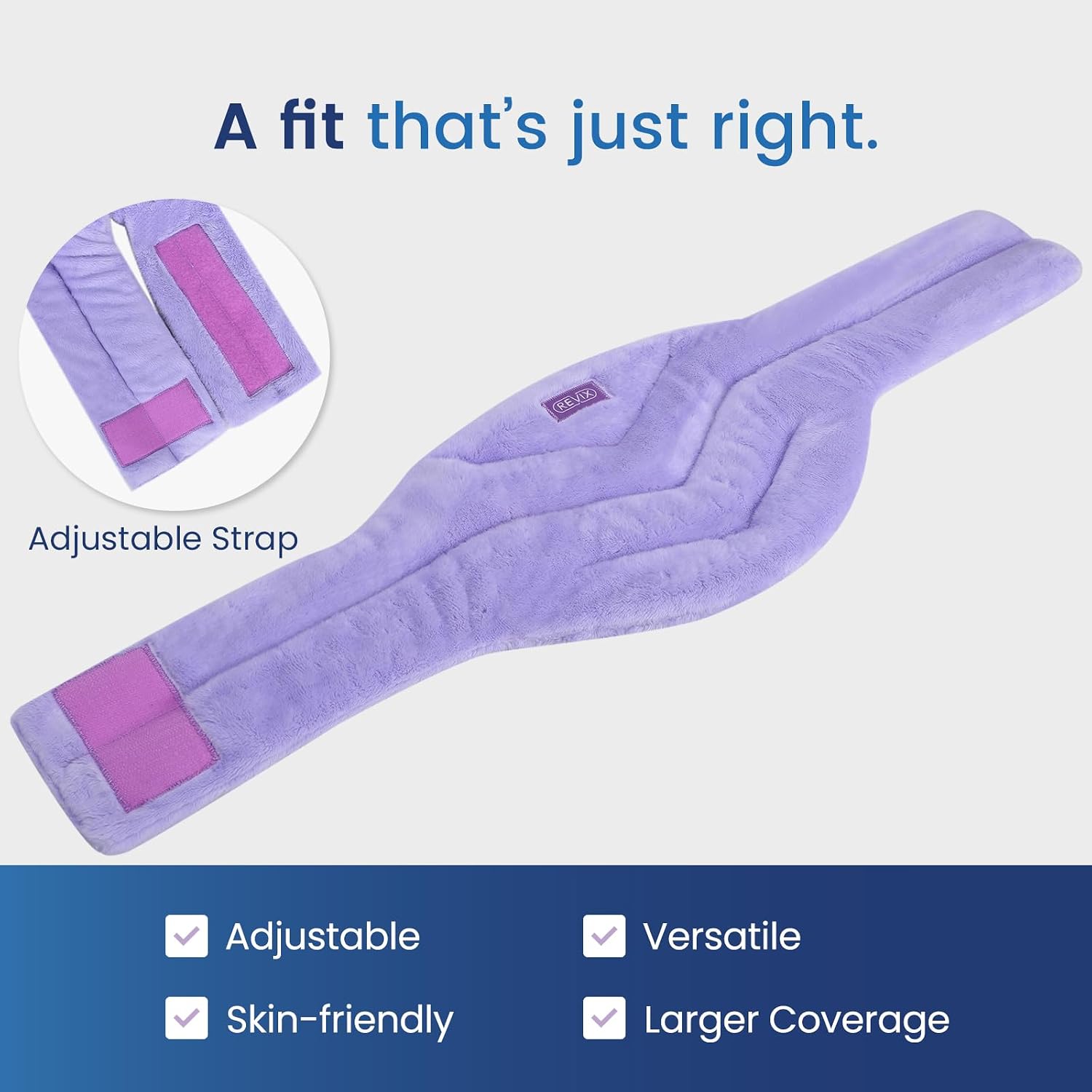 Thumbnail 3 de REVIX REX010orchid Microwavable Neck Wrap for Moist Heat and Cold Therapy