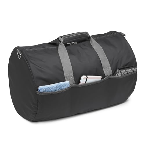 Thumbnail 4 de Amazon Essentials Macuto de Lona, Bolsa de Viaje/Almacenaje Grande y Plegable con Bolsillos con Cremallera, 50,8cm, Capacidad de 13,6kg, Negro