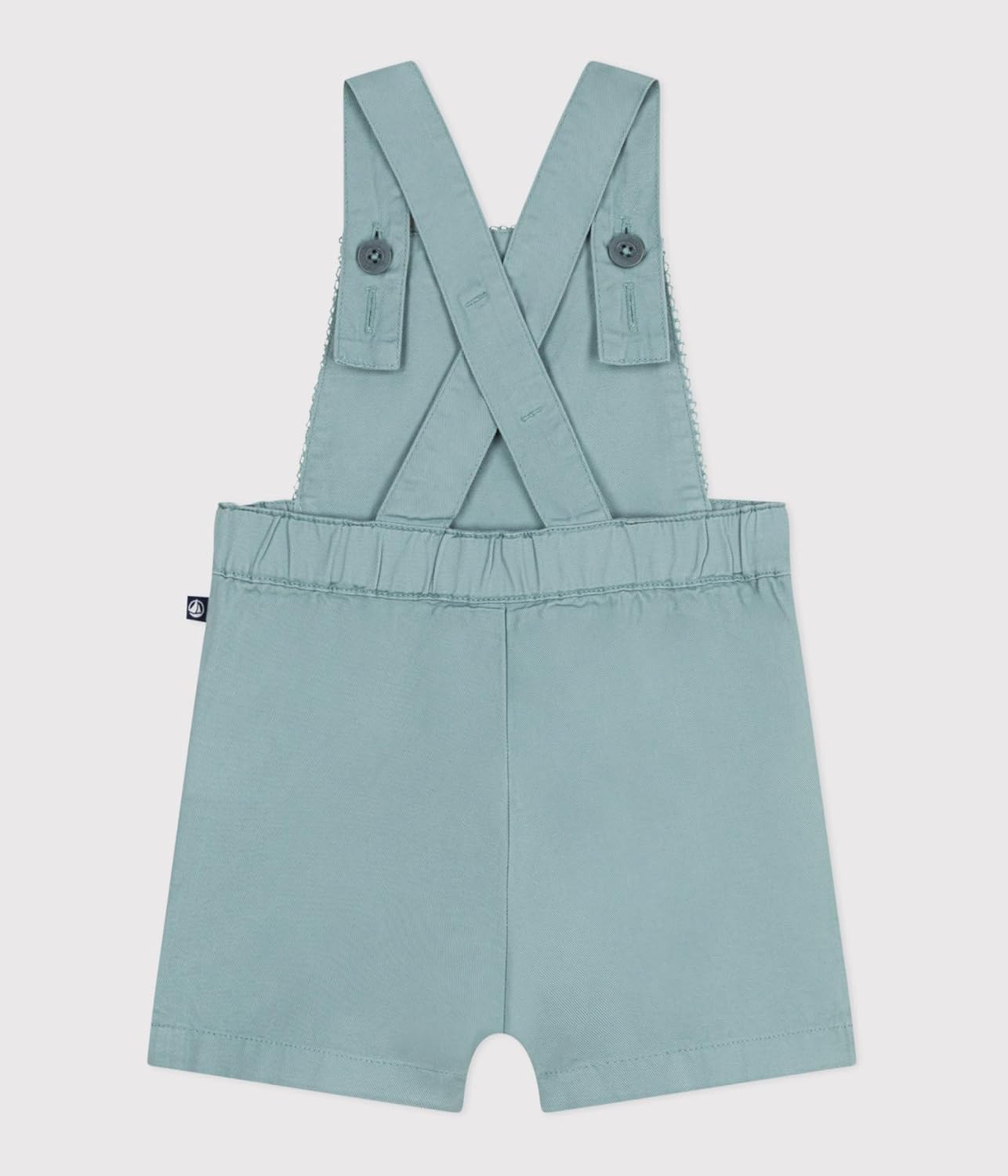 Thumbnail 2 de Petit Bateau salopette courte bébé fille en coton