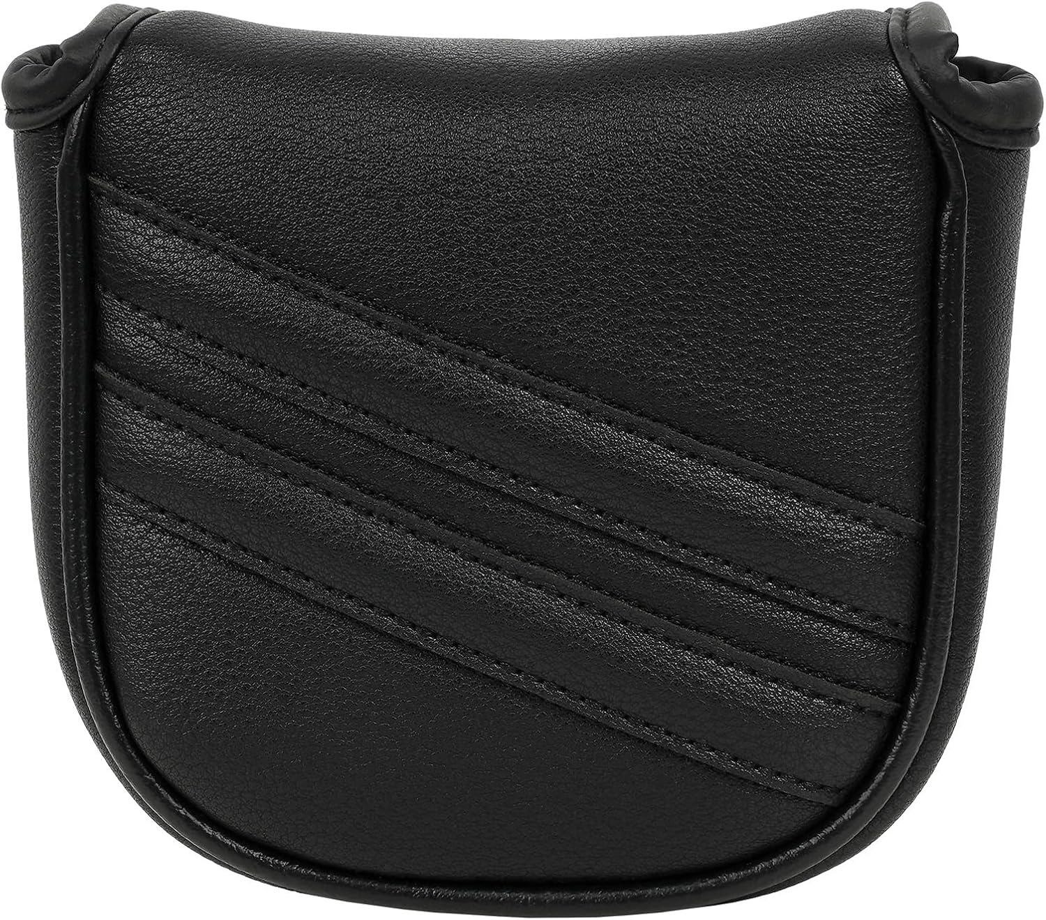 Golf Club Head Covers Black PU Leather ⛳