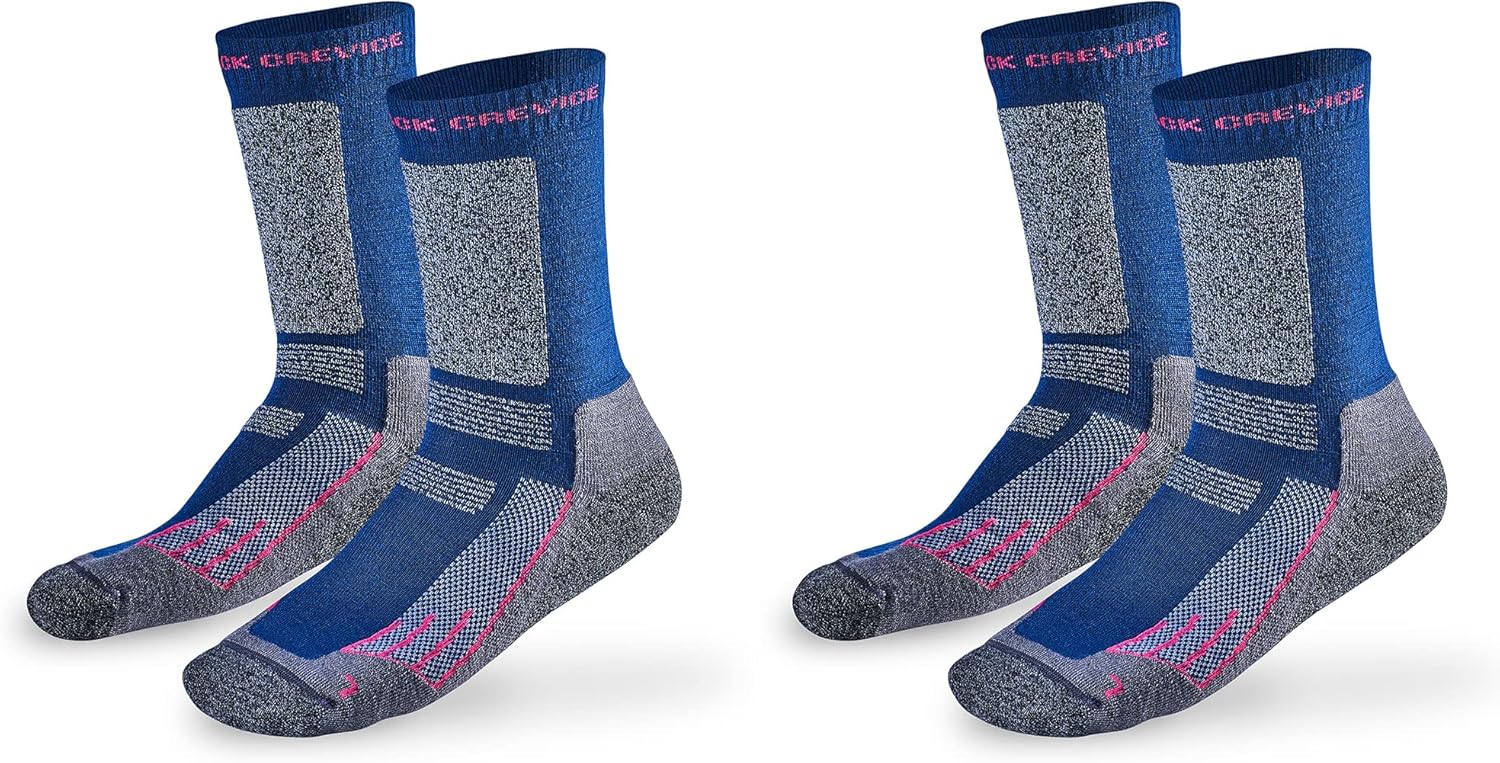 Detalle de Black Crevice Merino Outdoorsocken – Calze da Trekking in Lana Merino (Unisex)