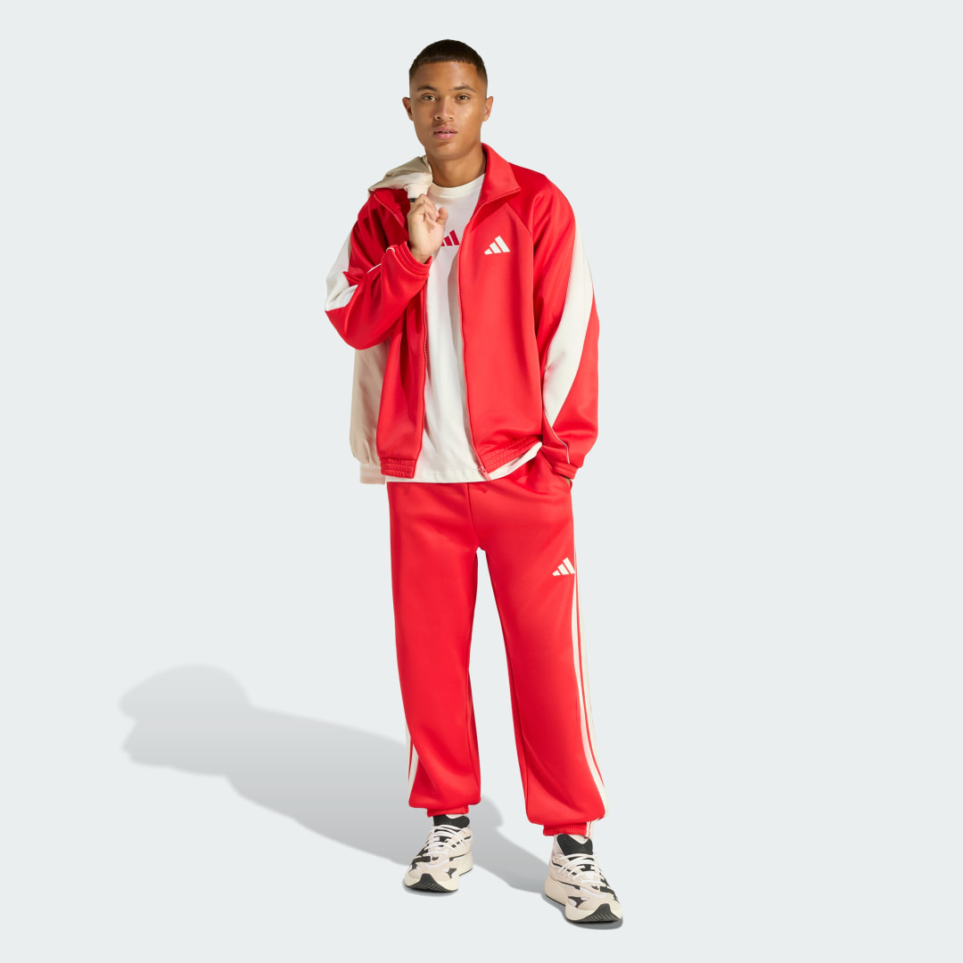 Detalle de Pantalón Stadium de Adidas – Rojo