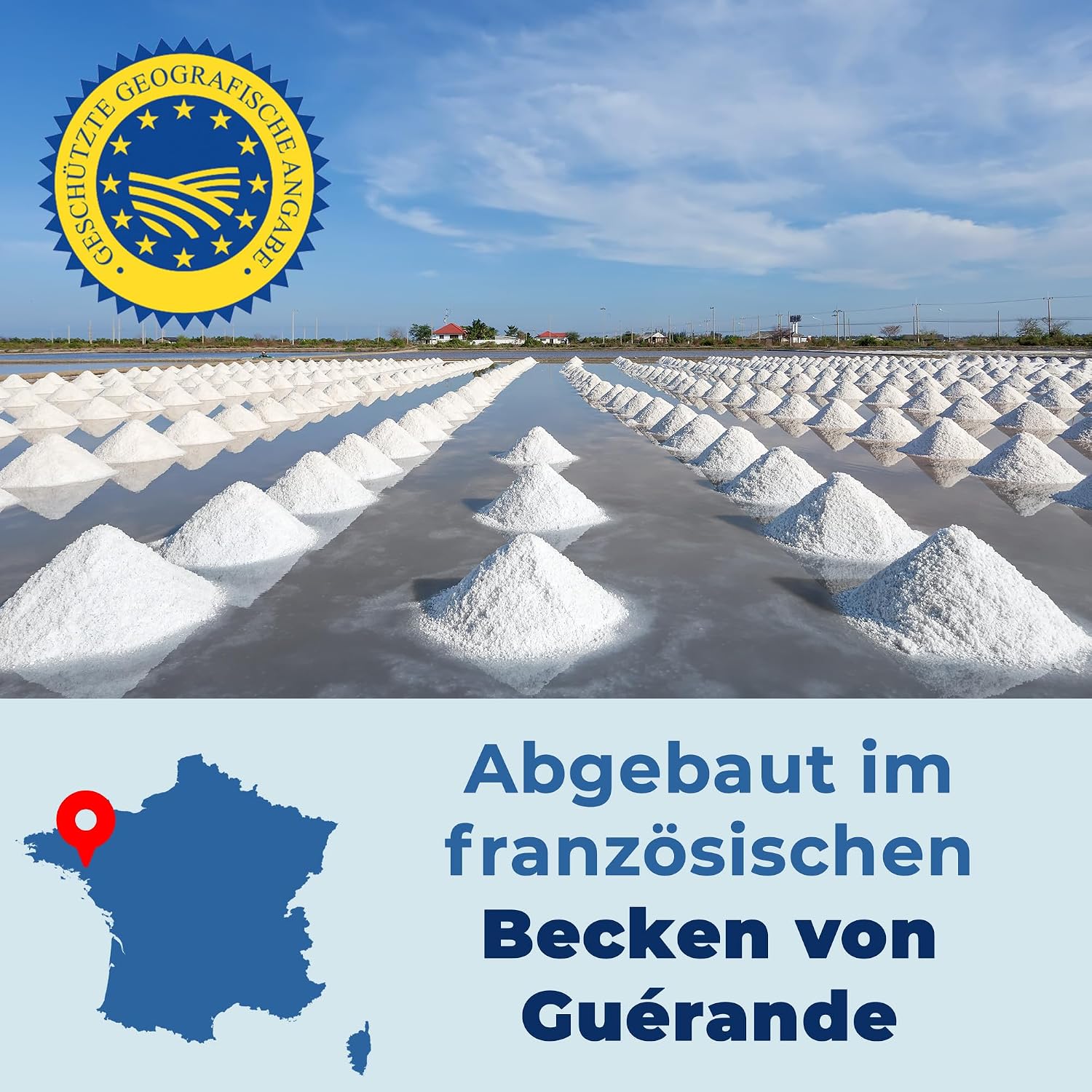 Detalle 2 de AVIDA ZEN Celtic Sea Salt 900 g – keltisches Meersalz aus Guérande, handgeerntet, grau, naturbelassen