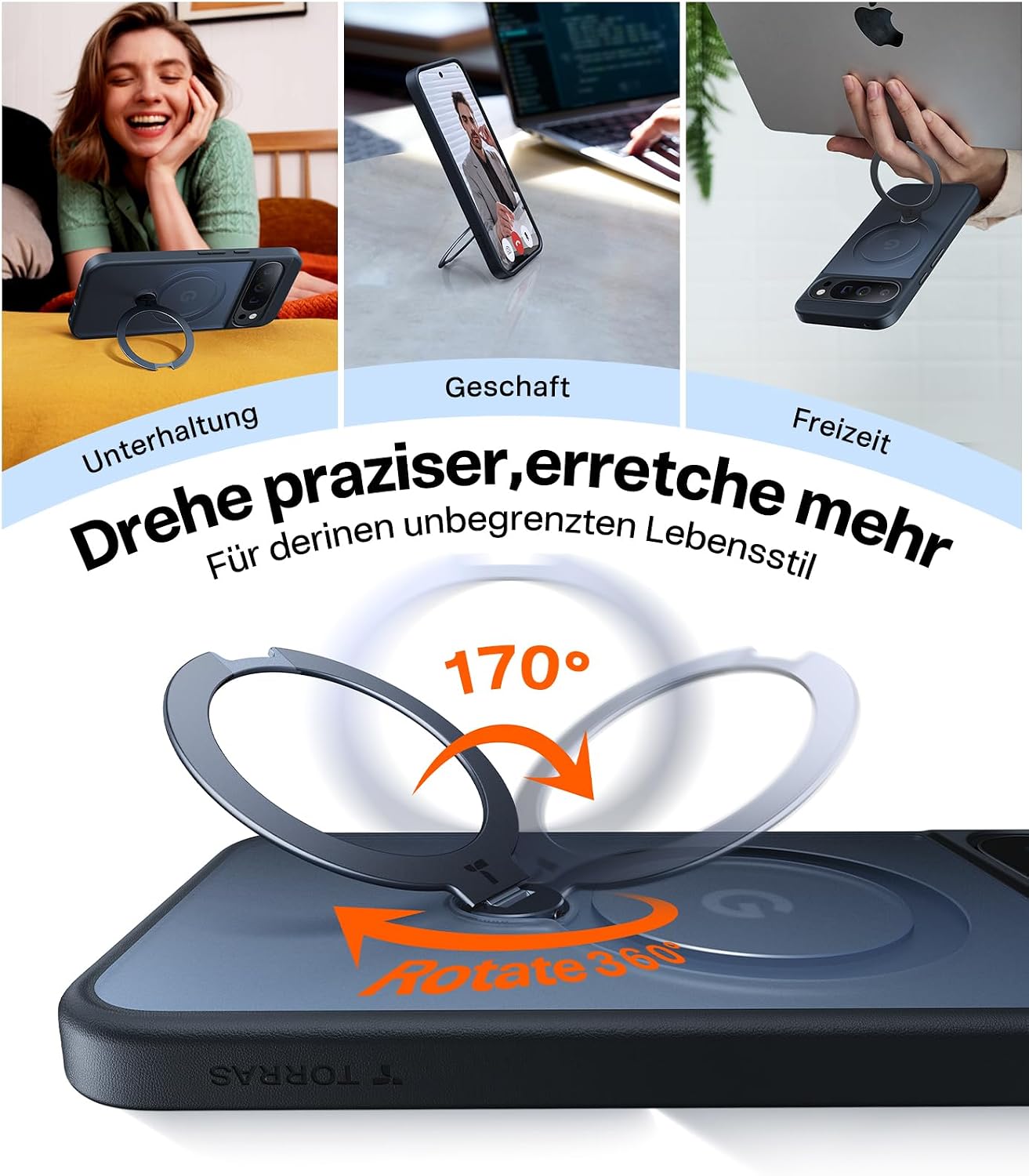Thumbnail 1 de TORRAS Ostand Q3 Spin Hülle Pixel 10 Pro XL