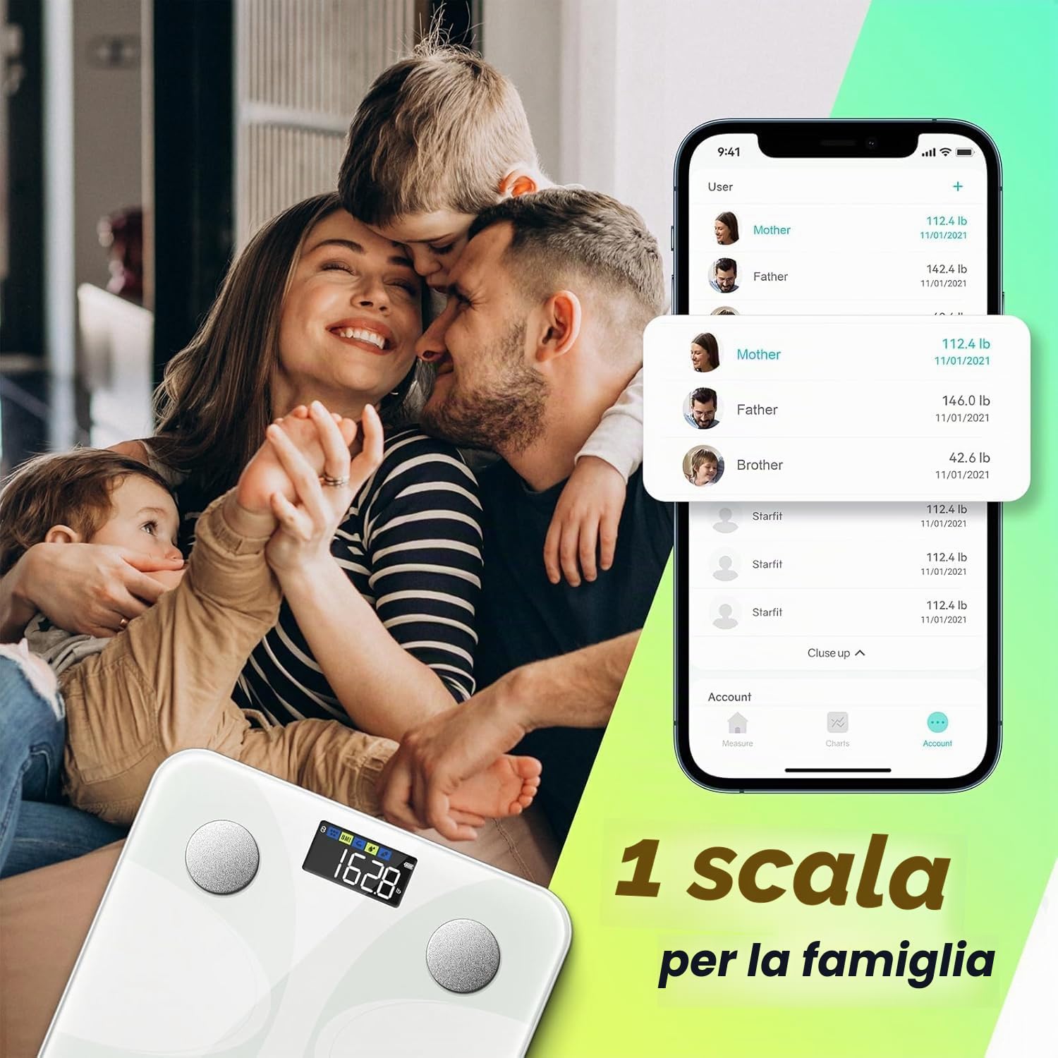 Detalle de RunSTAR Bilancia pesapersone e percentuale grasso: analisi completa per decidere se conviene