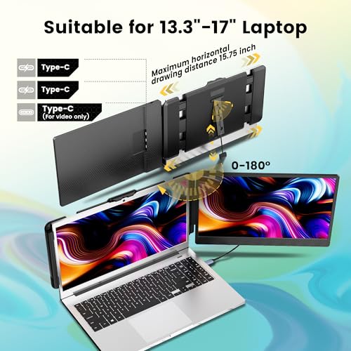 Thumbnail 2 de domyfan Monitor Portátil 14" FHD 🌟 Compatible con Windows y Consolas