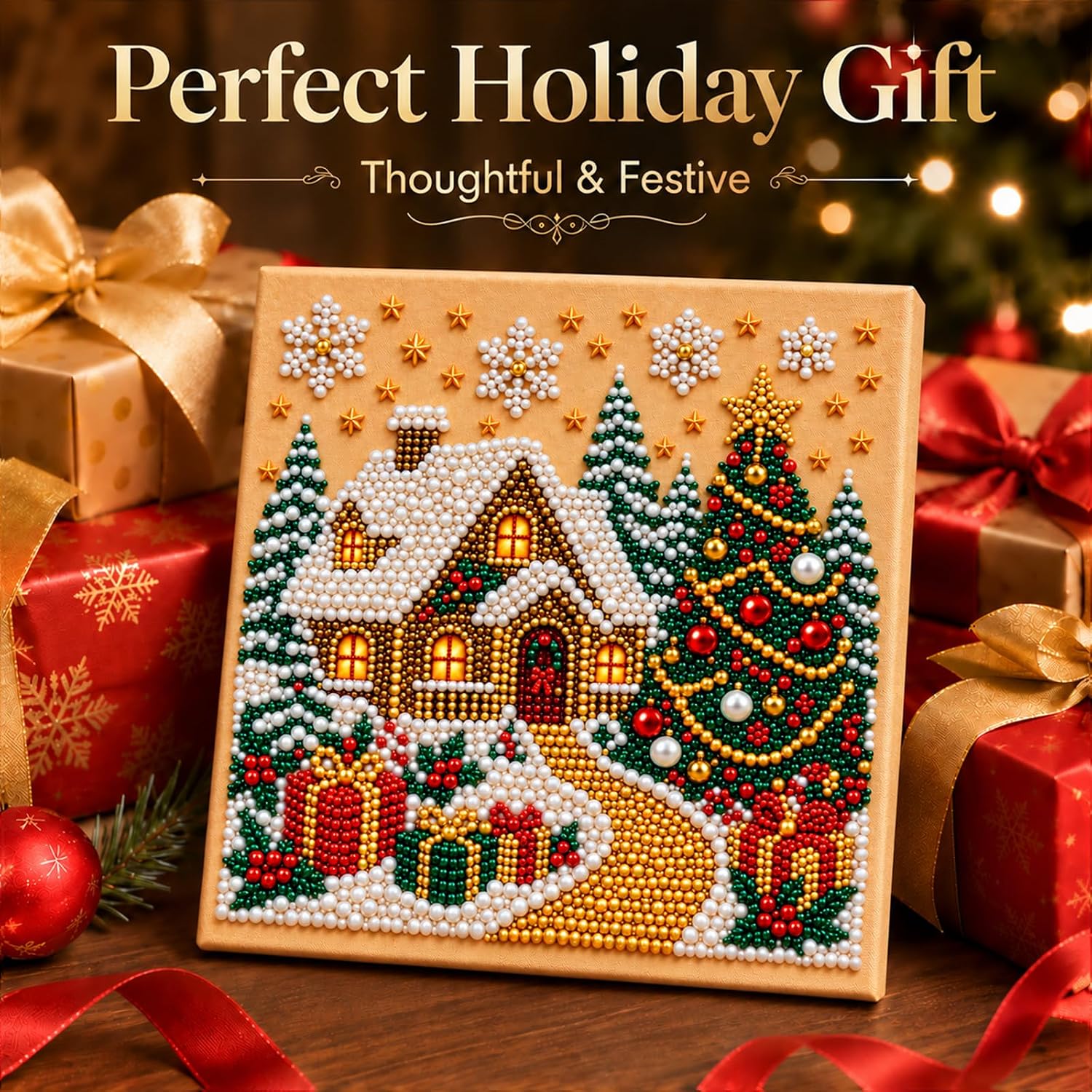 Thumbnail 6 de Diamond and Pearl Art Kit, 10 x 10 in