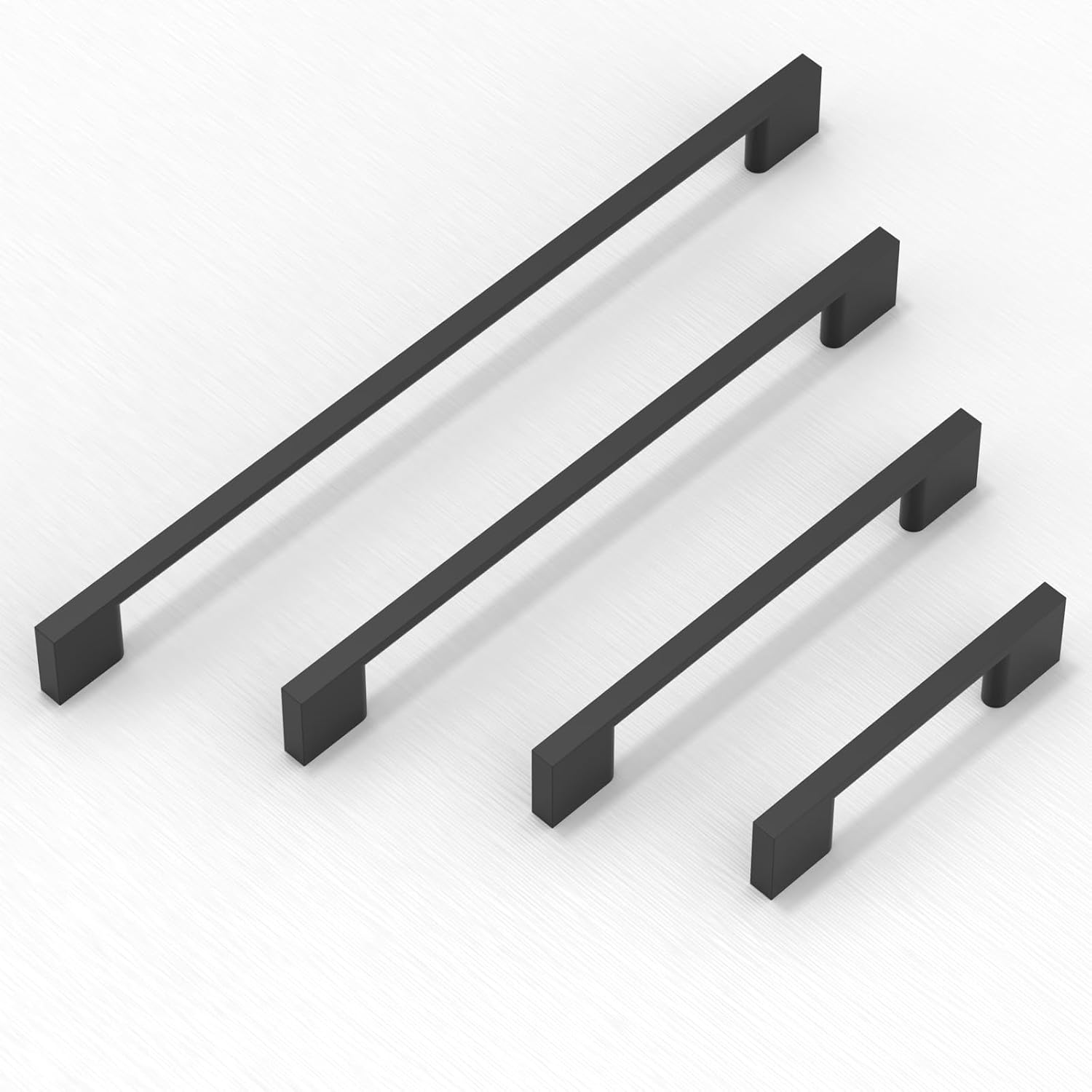 Detalle 2 de Talentedeco 10-Pack Matte Black Cabinet Pulls, 5-Inch (128 mm) Centre-to-Centre