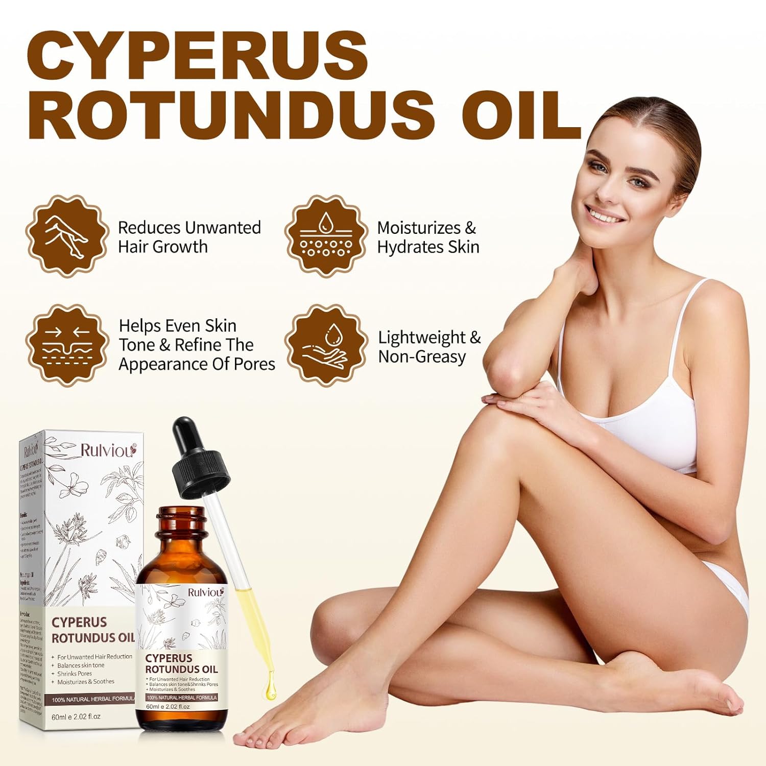 Detalle 2 de Rulviou Cyperus Rotundus Oil 4 fl oz