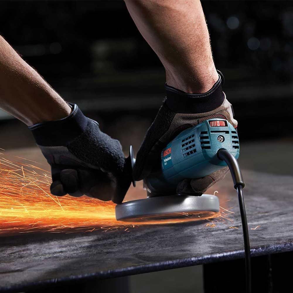 Thumbnail 4 de Bosch Professional GWS 9-115 S 900W Corded Angle Grinder (110V) with Auxiliary Handle