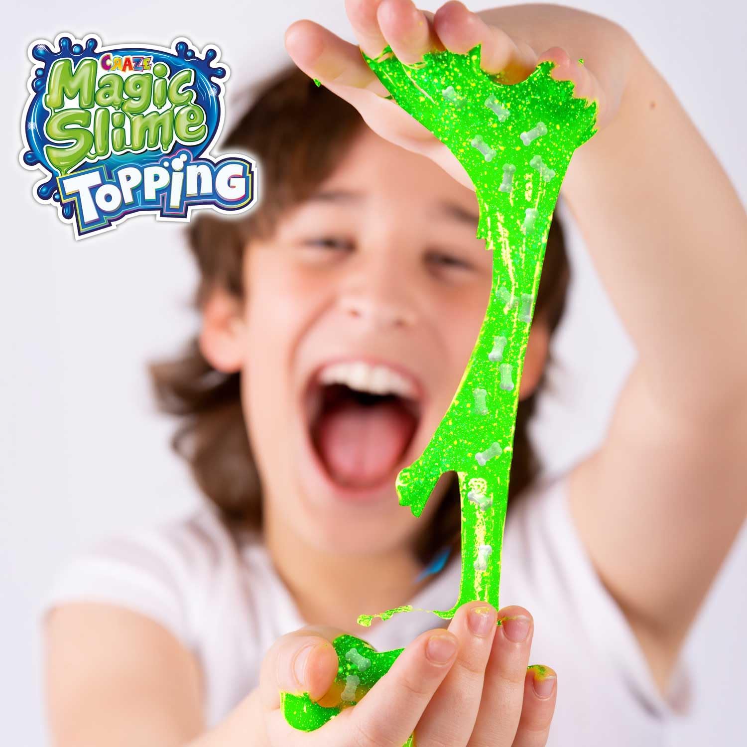 Thumbnail 4 de Magic Slime CRAZE con topping glitter, set da 3 barattoli da 70 ml