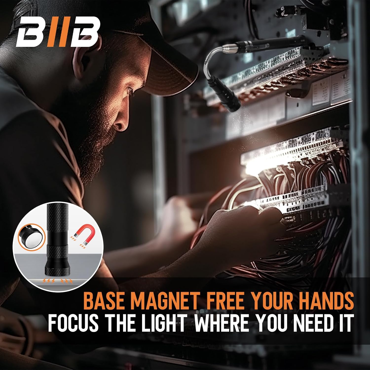 Thumbnail 4 de BIIB LED-Teleskopmagnet mit 22 Zoll