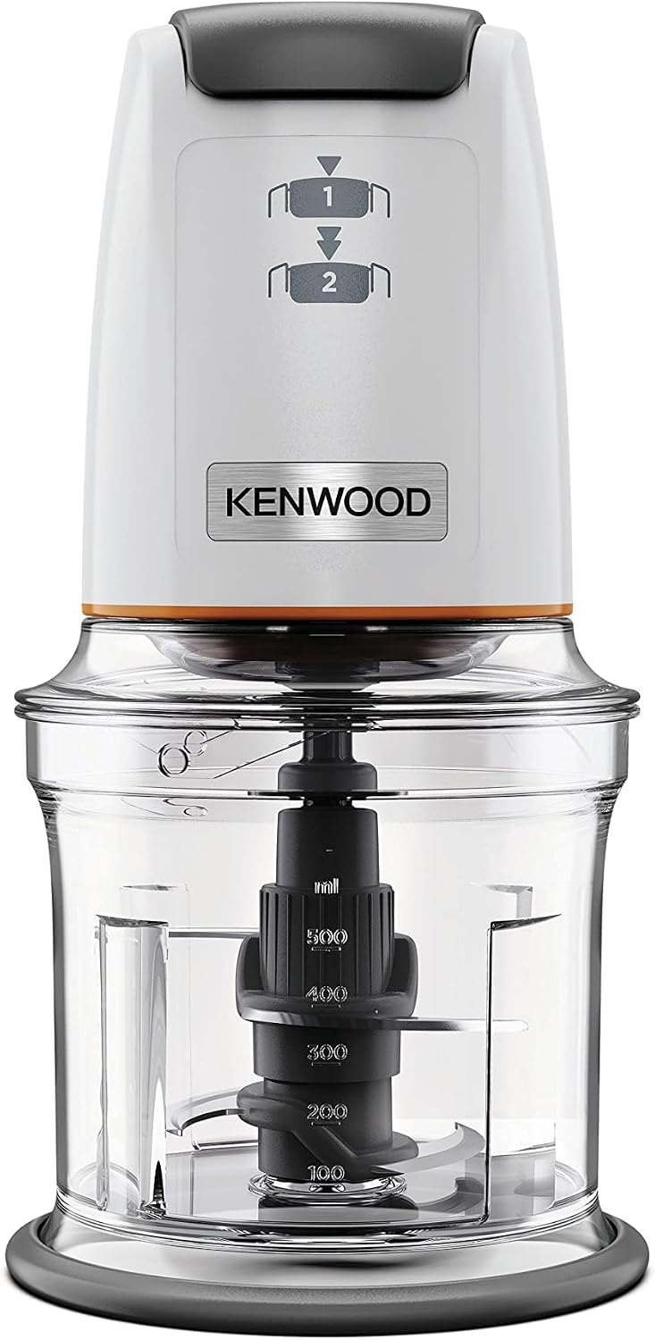 Detalle de Kenwood EasyChop CHP61.000WH: Tritatutto a Quattro Lame, 500W, 0,5 L, lavabile in lavastoviglie