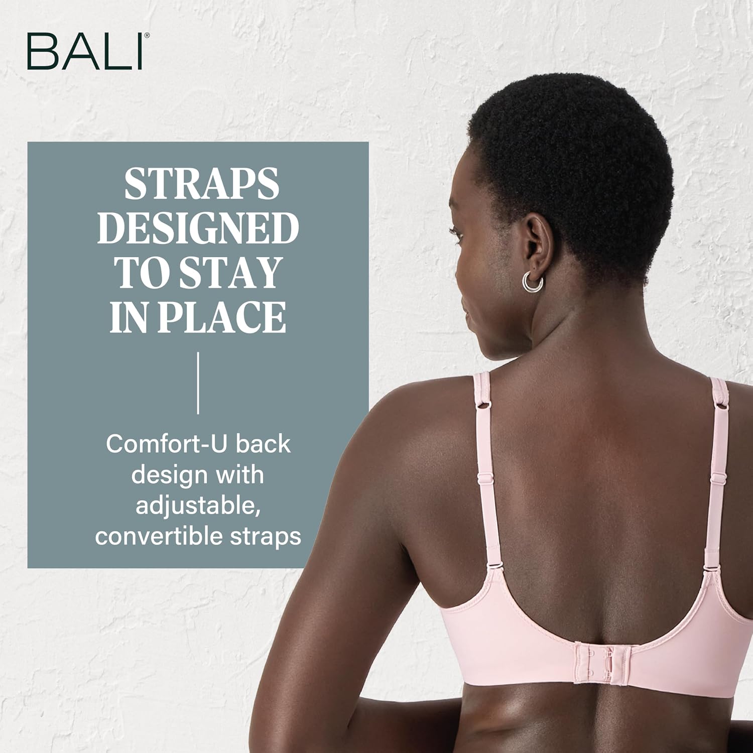 Thumbnail 6 de Bali One Smooth U Women’s Seamless Underwire Bra with Convertible Straps (Ultra Light)