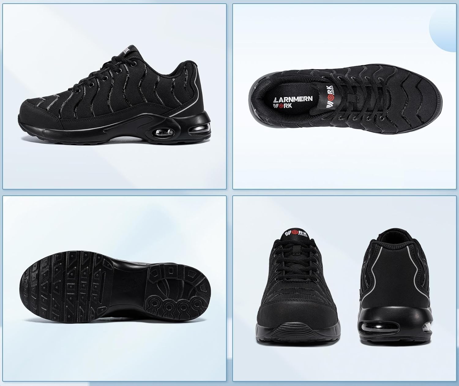 Thumbnail 4 de LARNMERN Safety Trainers with Steel Toe Cap