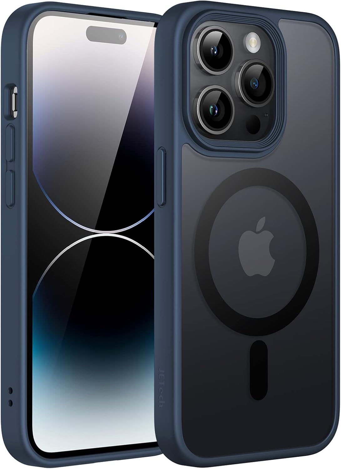 Thumbnail 6 de JetTech Coque Magnétique pour iPhone 14 Pro (6,1 po) — arrière translucide mate, noir