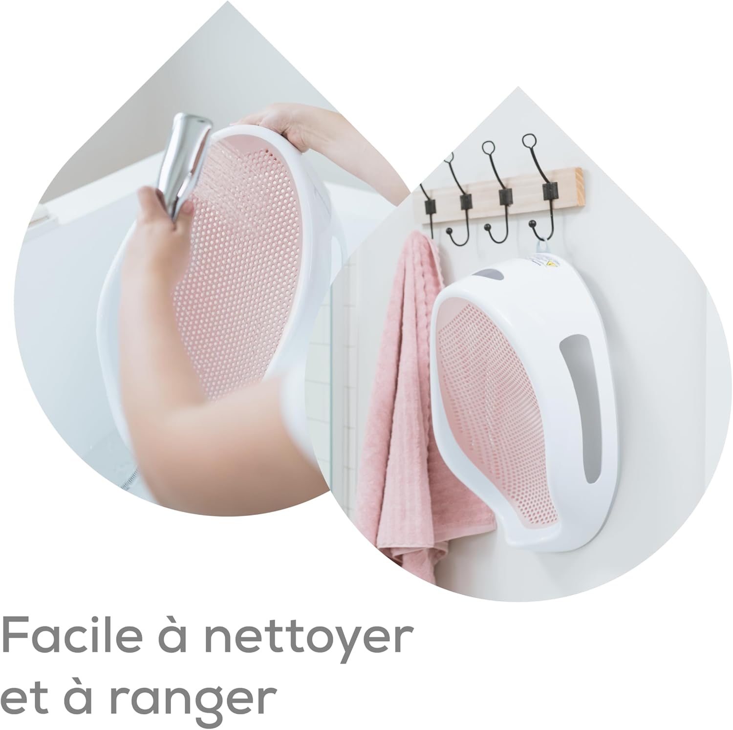 Thumbnail 6 de Babyhome et Bellemont Angelcare Transat de Bain Blanc — Hygiène et confort à portée de main