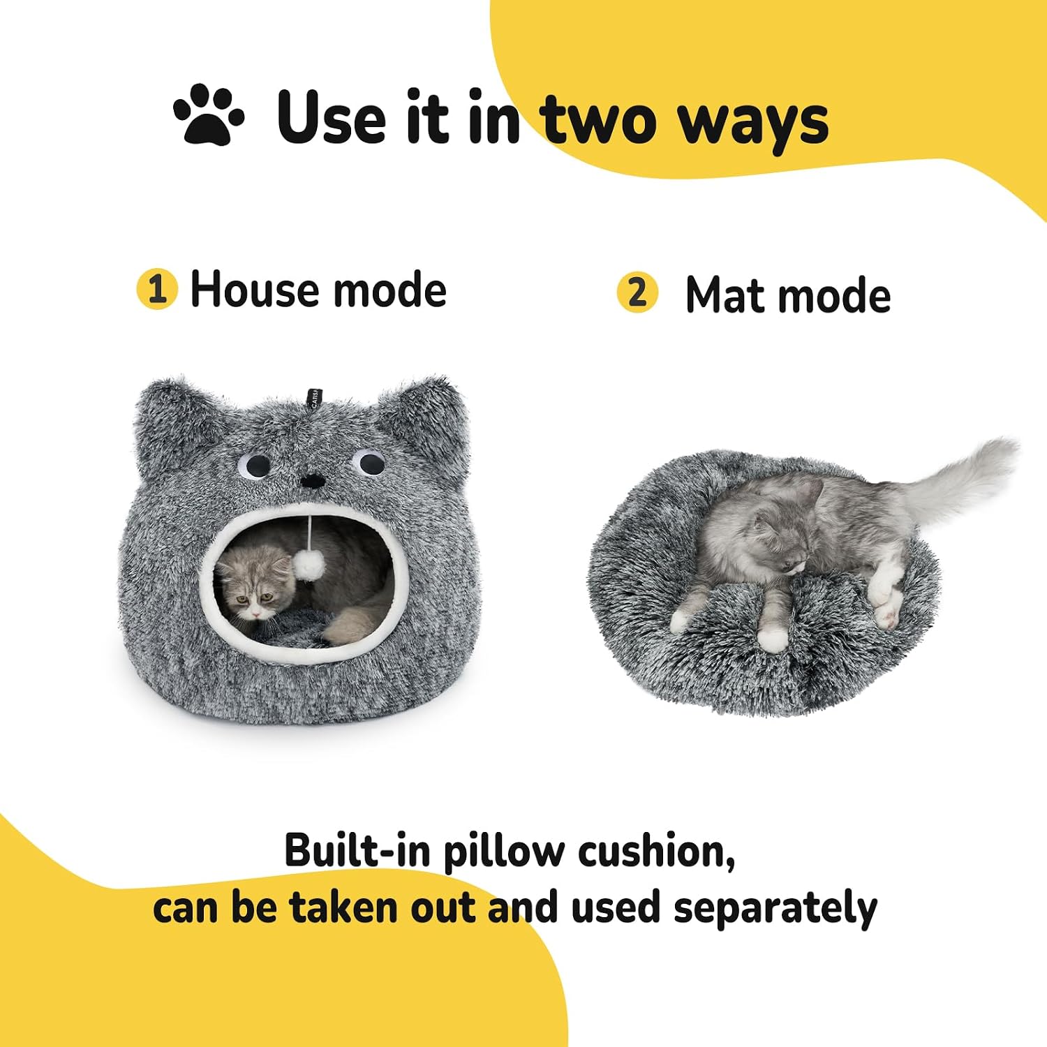 Detalle 1 de CATISM Niche pour chat lavable đ±
