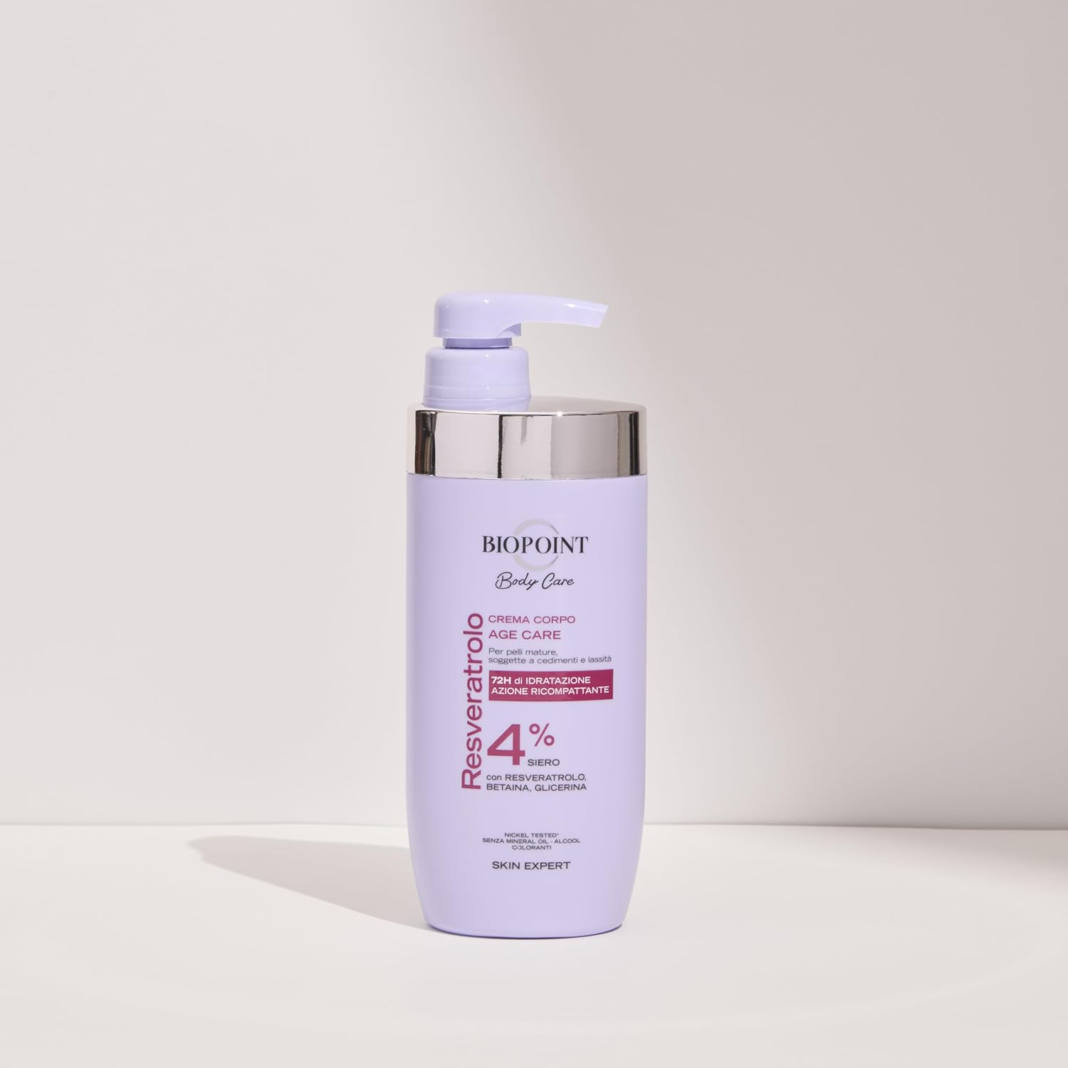 Thumbnail 1 de Biopoint Age Care Crema Corpo al Resveratrolo 4% con 72H di idratazione, azione ricompattante ed elasticizzante – 500 ml