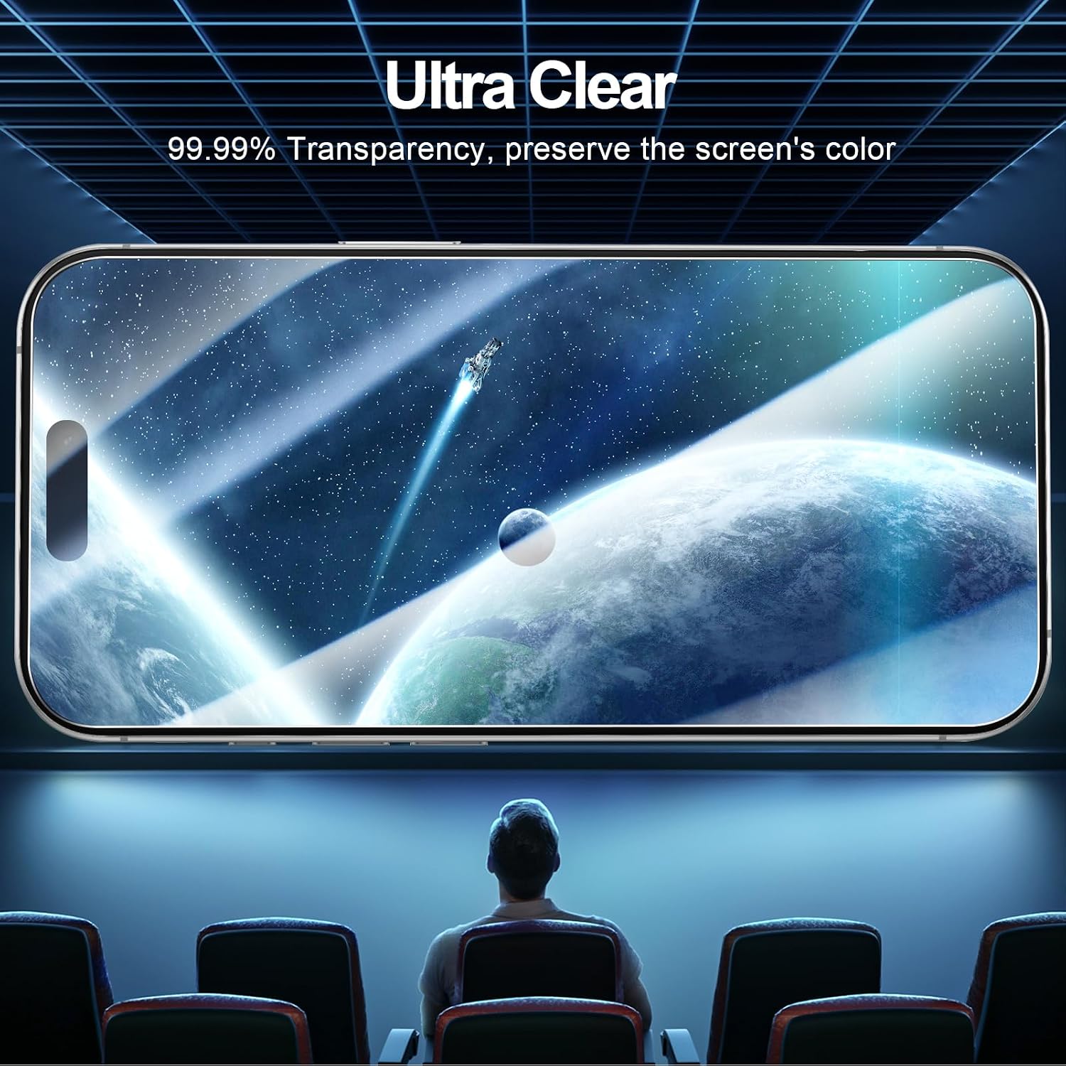 Thumbnail 6 de NEW'C iPhone 17 Pro Max tempered glass screen protector 3-pack