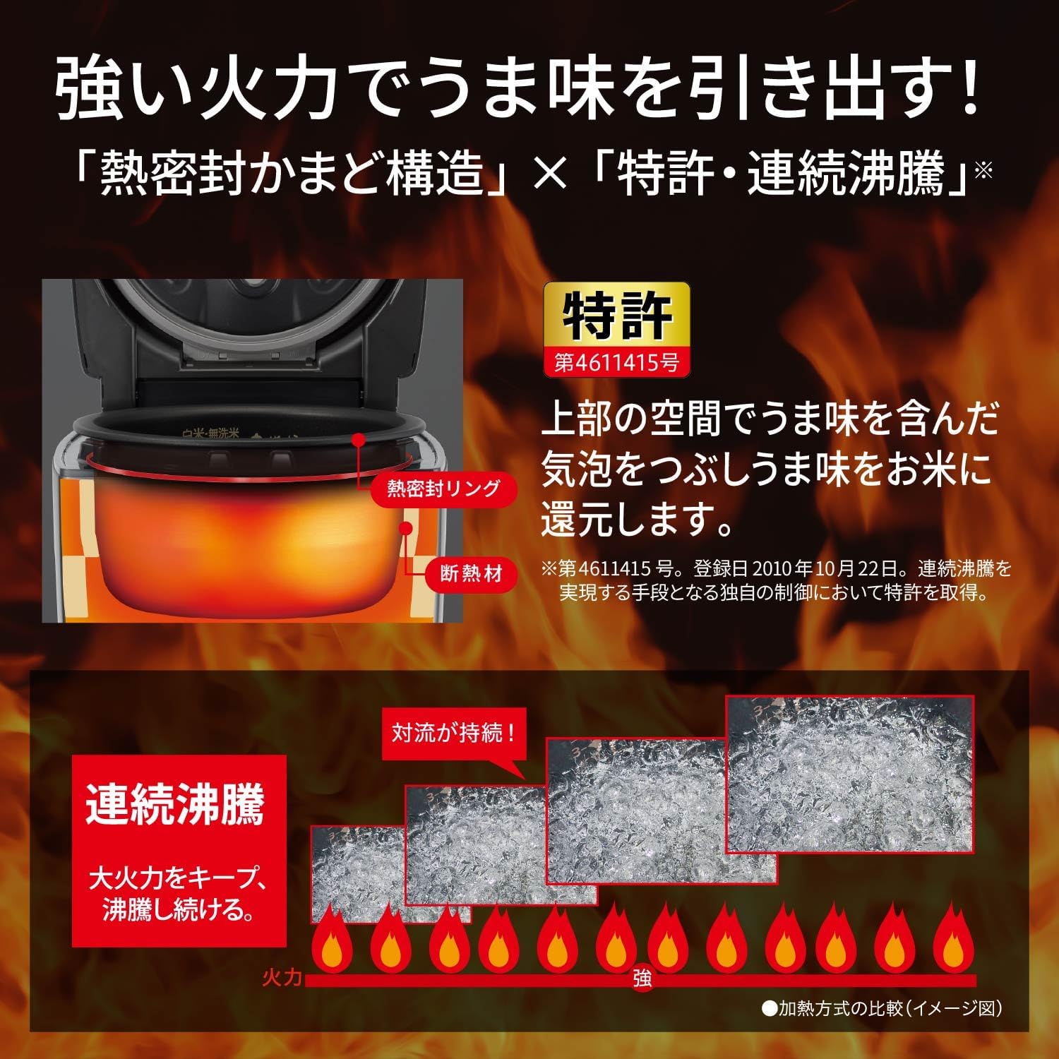Detalle de 三菱電機 NJ-VP10GA-B IH炊飯器 5.5合 備長炭炭炊釜・黒曜・銘柄芳潤炊き