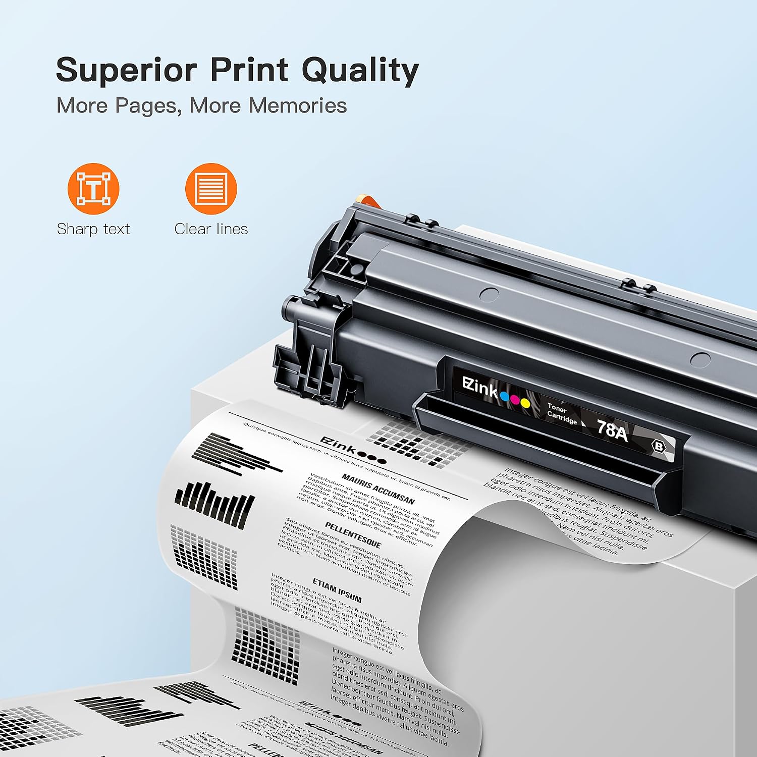 Detalle de E-Z Ink Toner Cartridges, 78A
