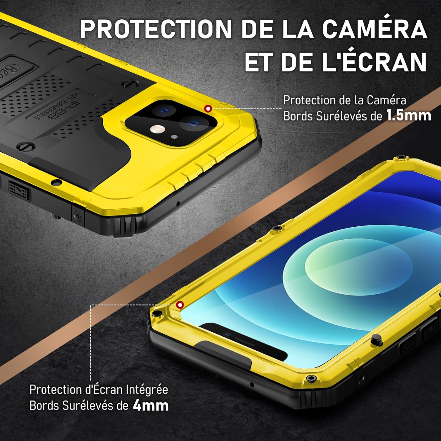 Detalle de Beeasy Coque étanche 360° pour iPhone 12 6,1