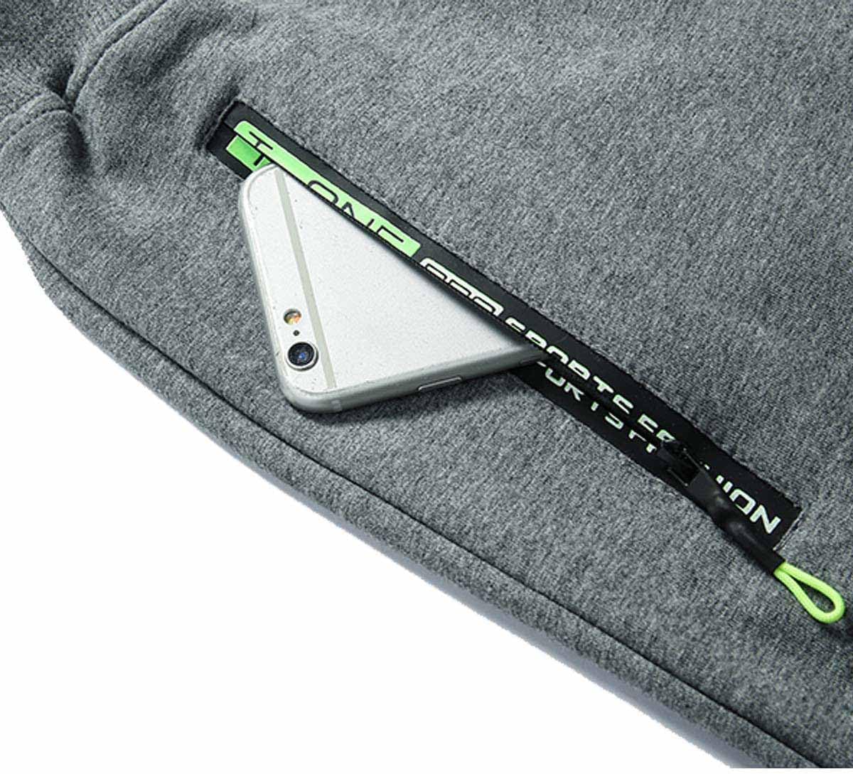 Thumbnail 3 de JustSun Herren Shorts – Kurze Sporthose aus Baumwolle mit Stretch und Reißverschluss