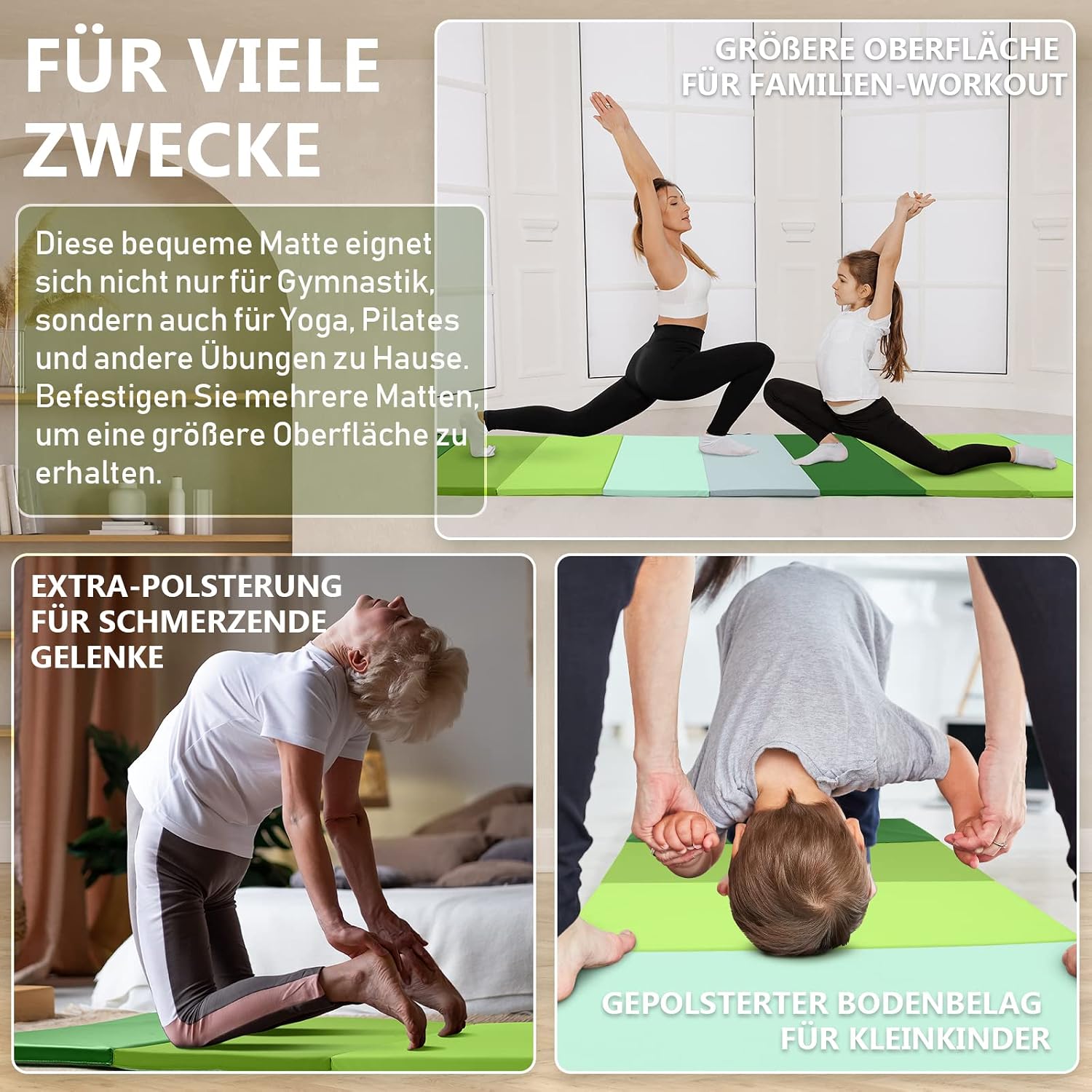 Thumbnail 3 de PhysKcal Gymnastikmatte 195 cm
