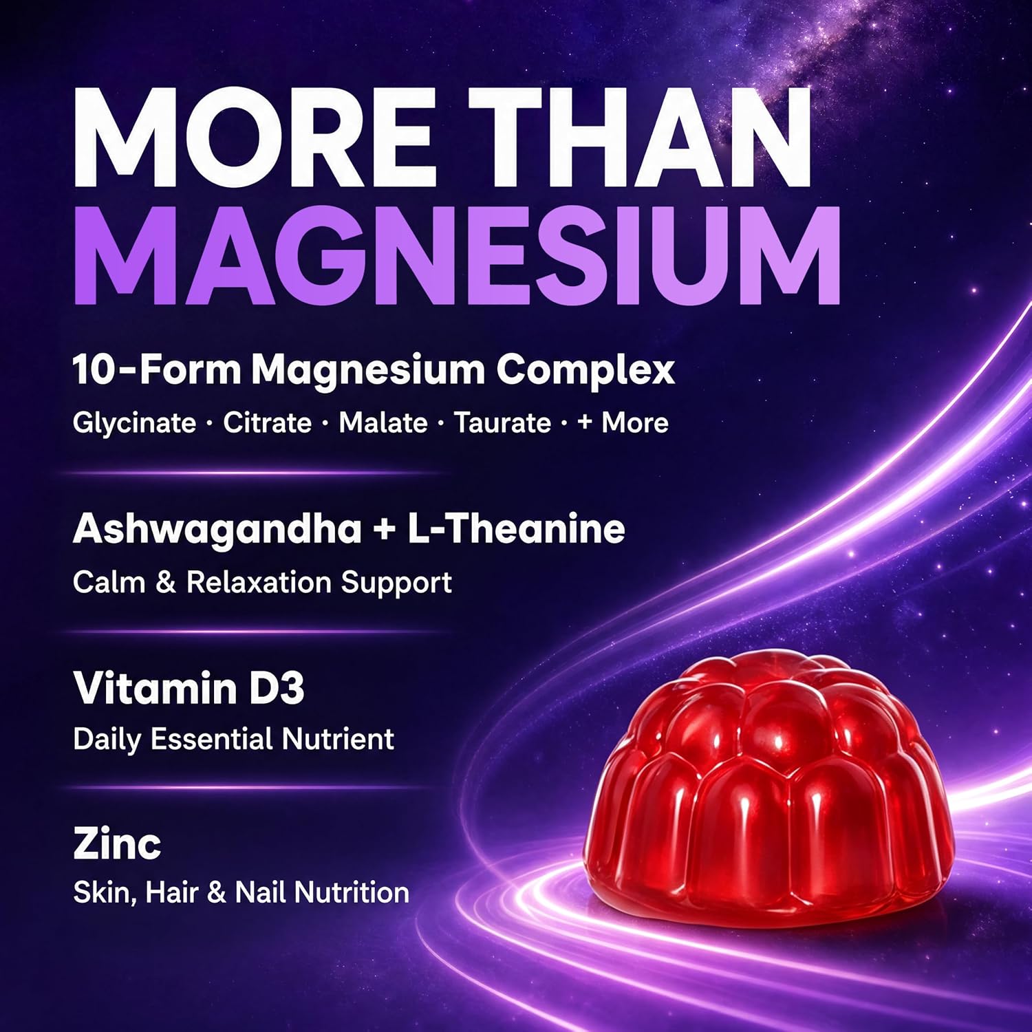 Detalle 1 de Magnesium Glycinate Gummies 500mg