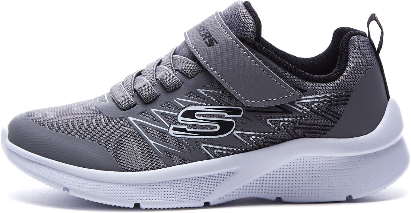 Thumbnail 4 de Skechers Boys Microspec Texlor Sneaker – Black Textile with Silver Trim (3 UK)