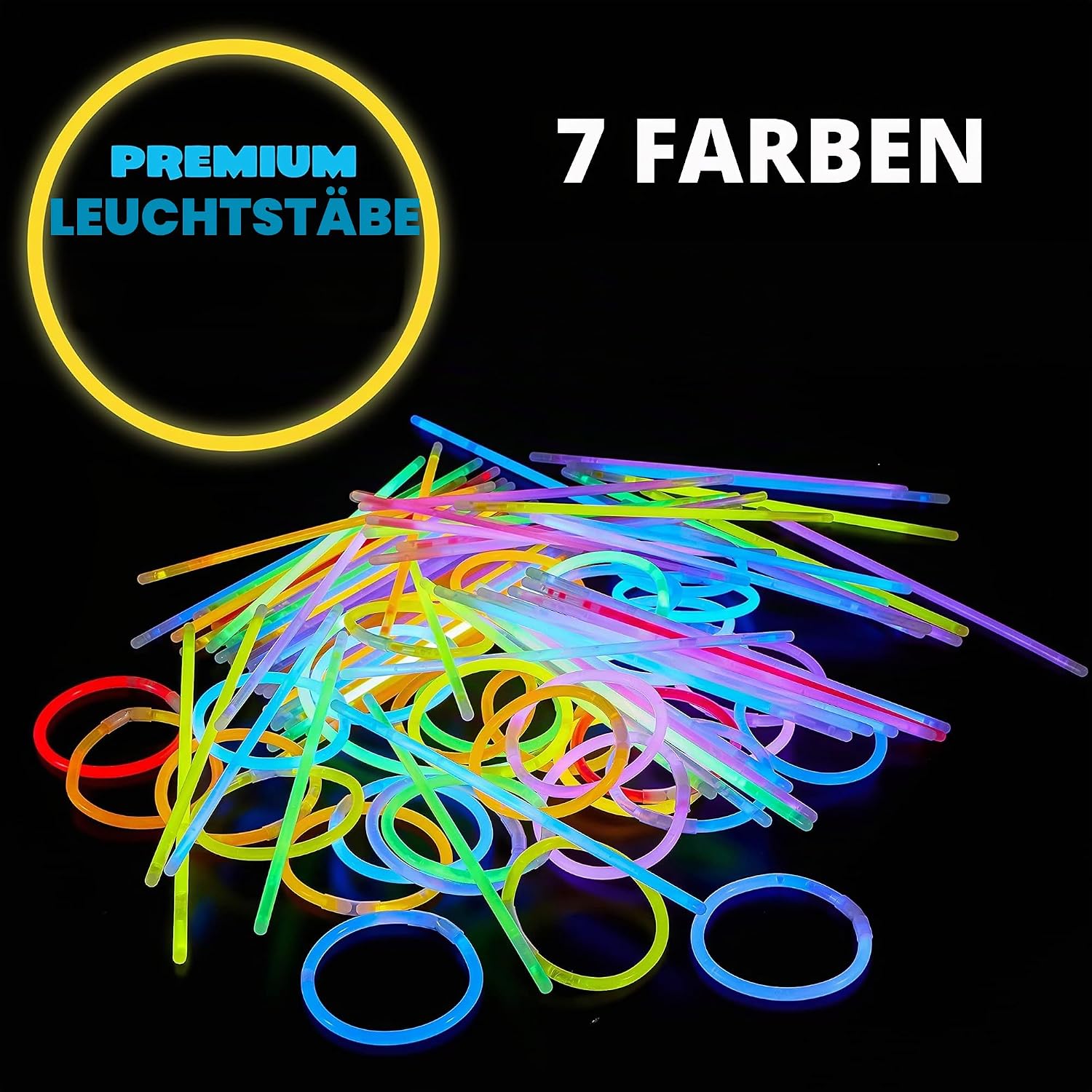 Thumbnail 3 de JOYIN Knicklichter 100 Stück 🎉