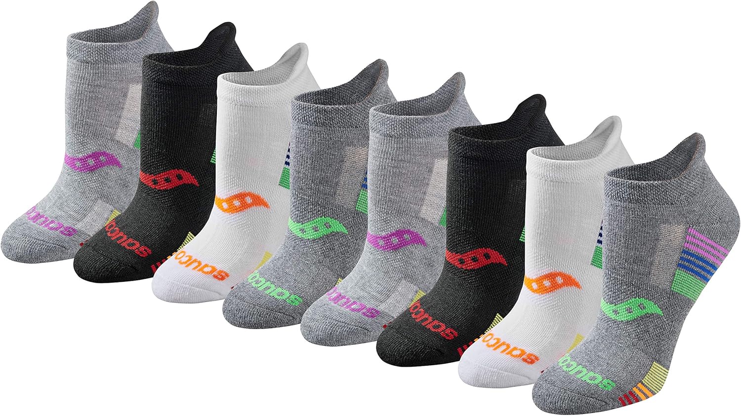 Thumbnail 5 de Saucony RunDry Performance Heel Tab Socks, 16 Pairs