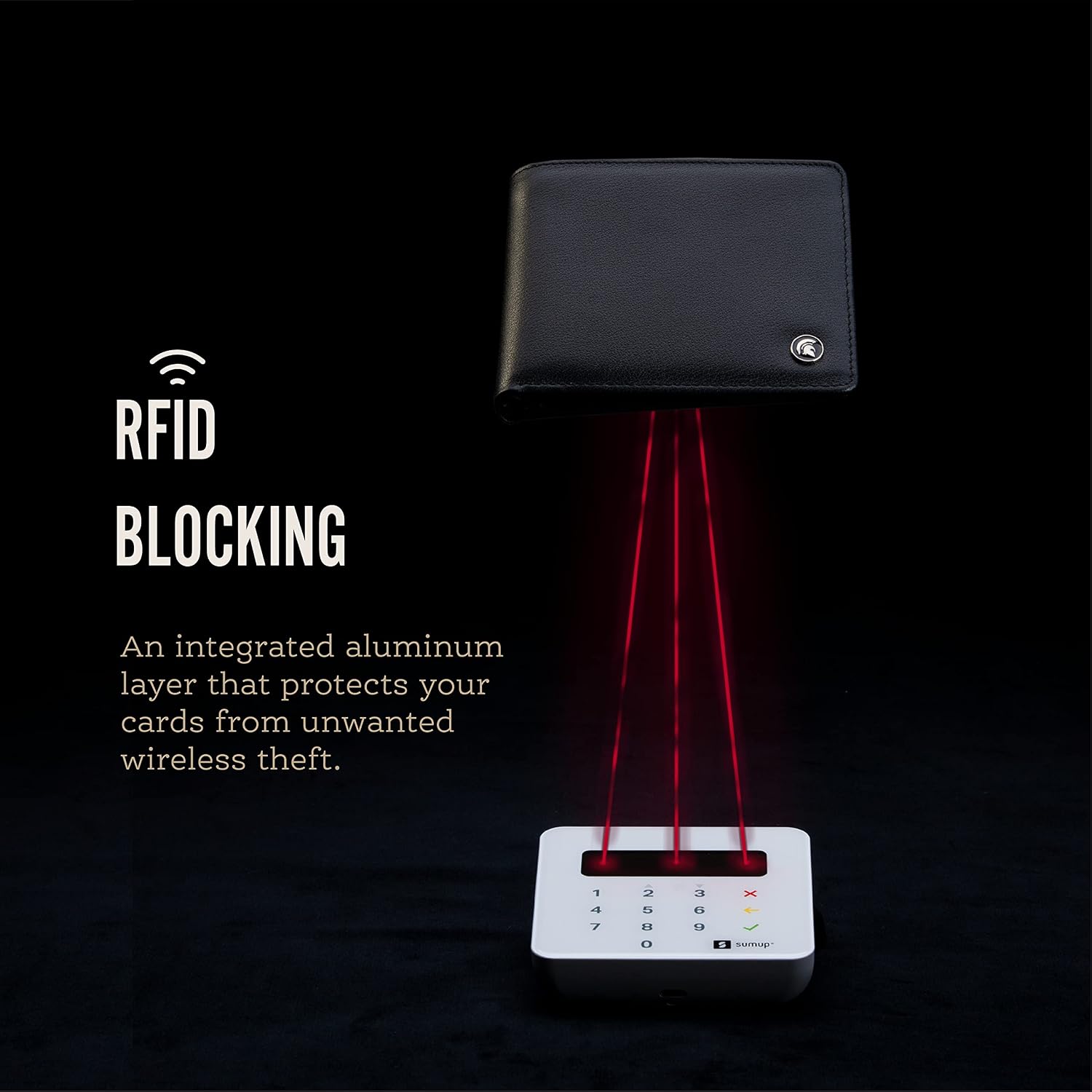 Thumbnail 2 de POWR Mens Wallet RFID Bifold, 6 Slots 🧾